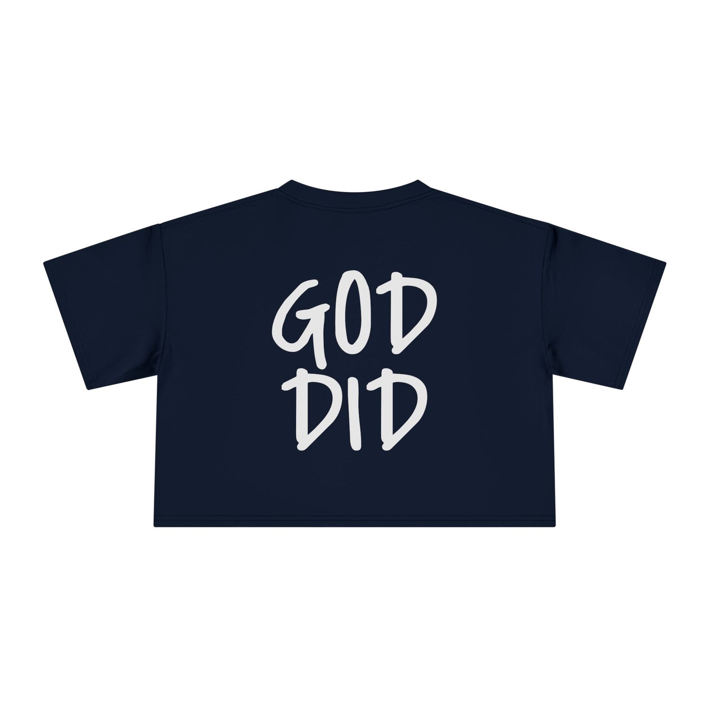 GOD DID - Women's Crop Tee