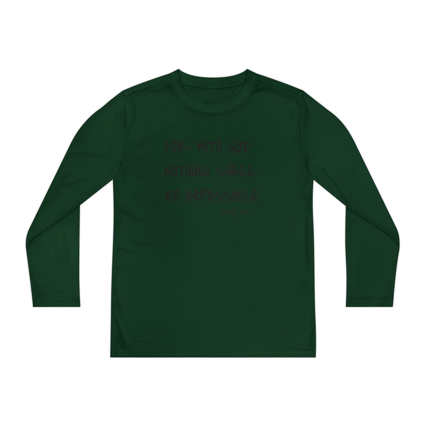 GOD DID - Youth Long Sleeve T-Shirt