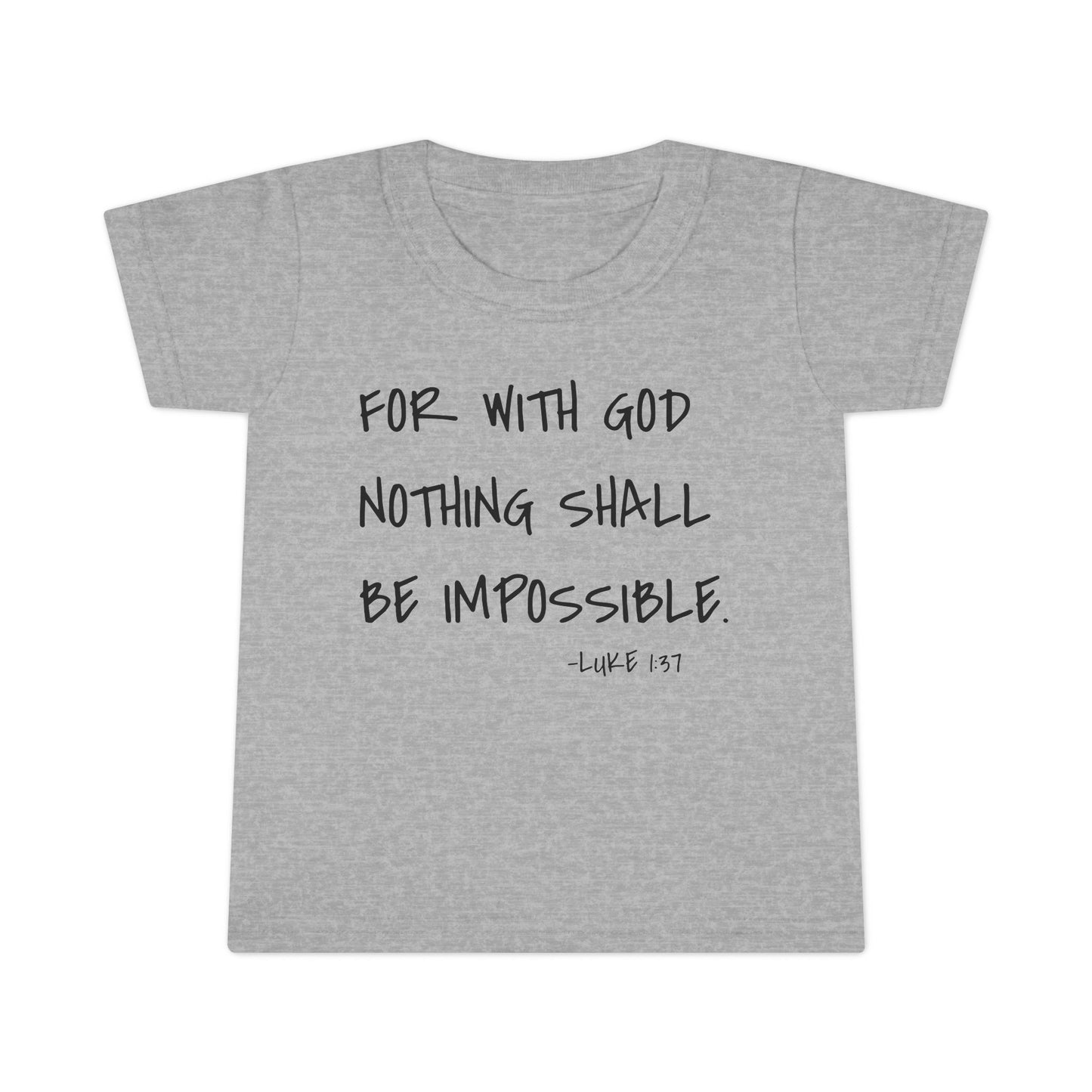 GOD DID - Faith Inspired Toddler T-shirt