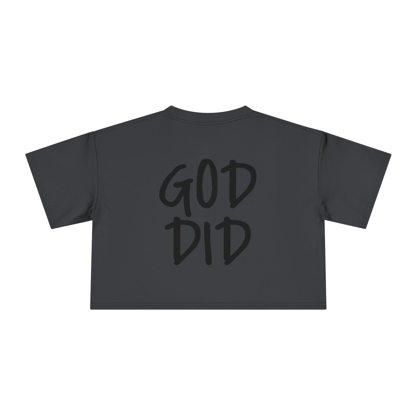 GOD DID - Women's Crop Tee