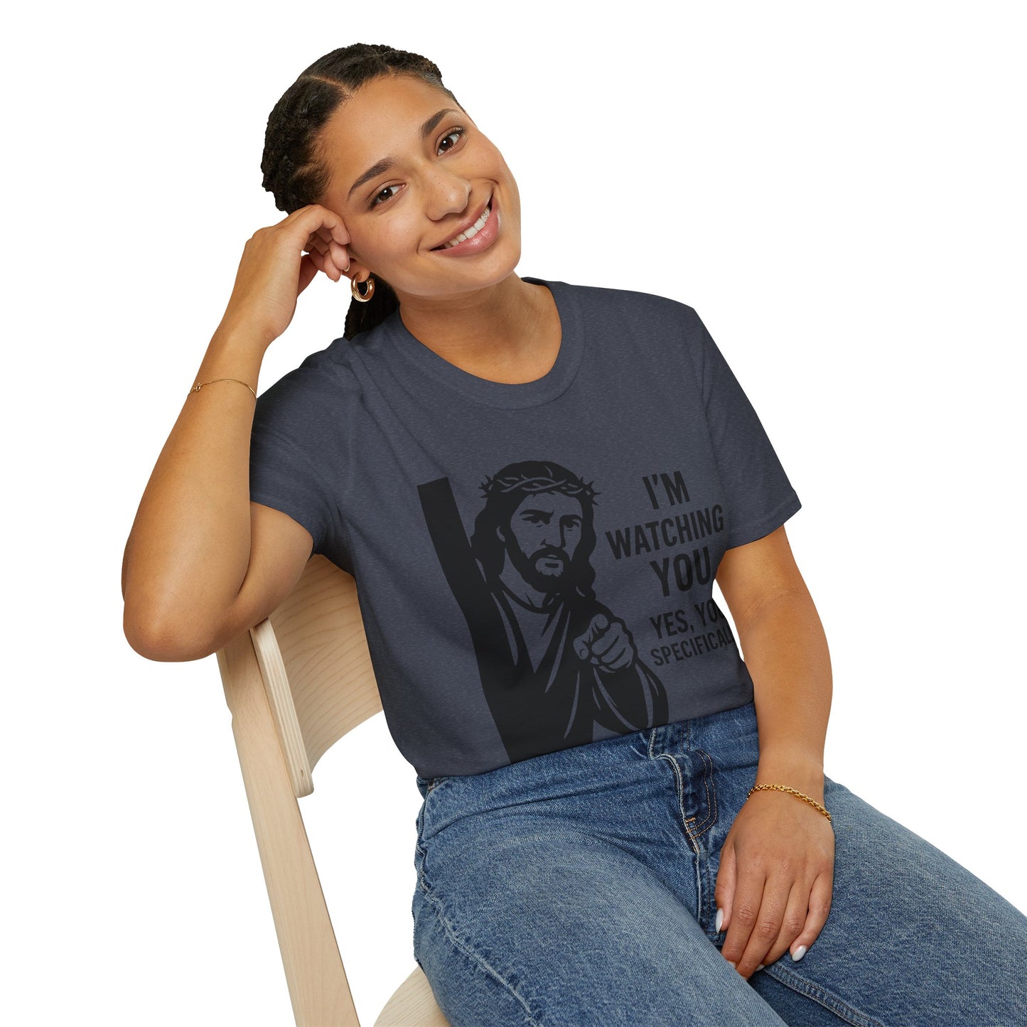 Jesus "I'm Watching You" T-Shirt, Funny Gift for Friends