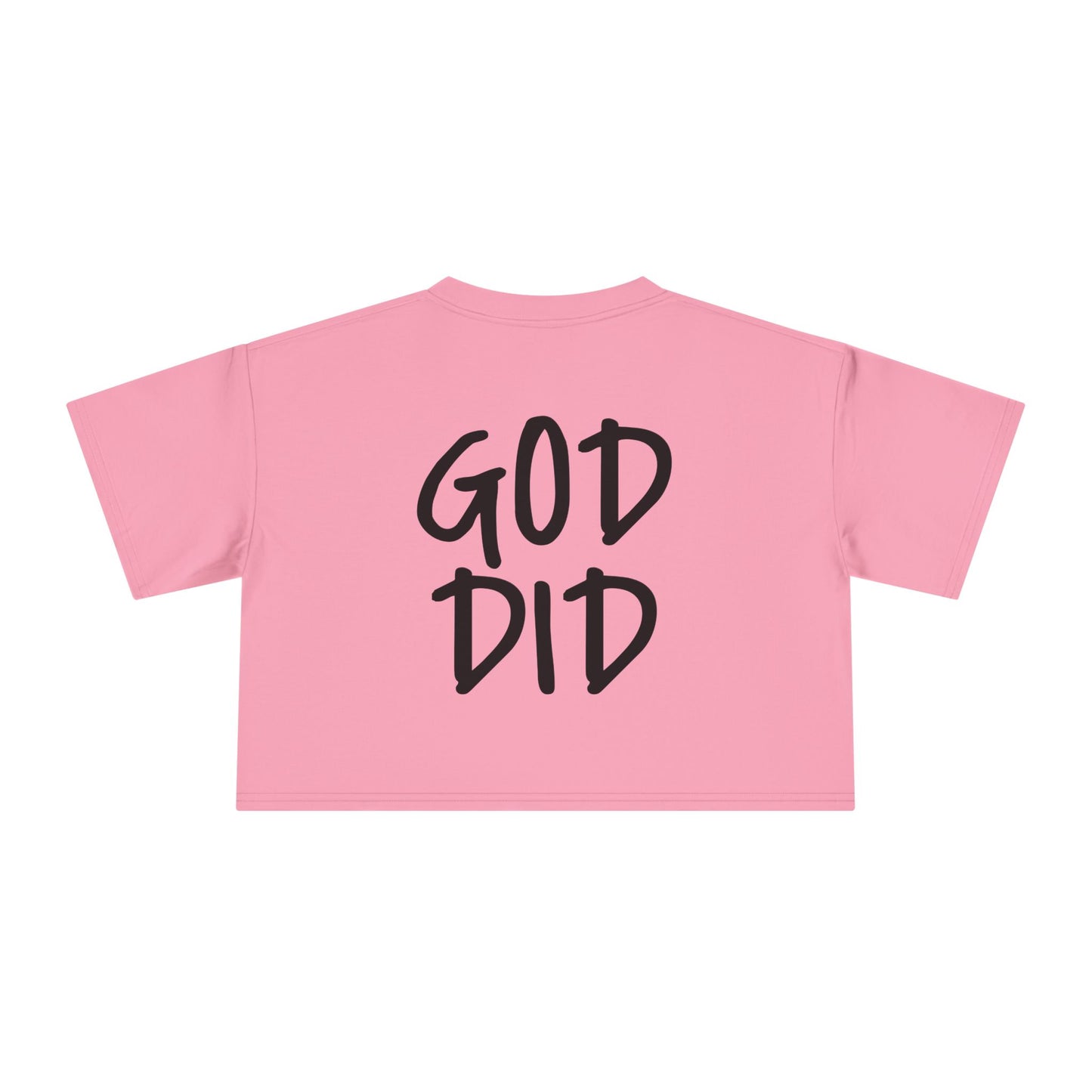 GOD DID - Women's Crop Tee