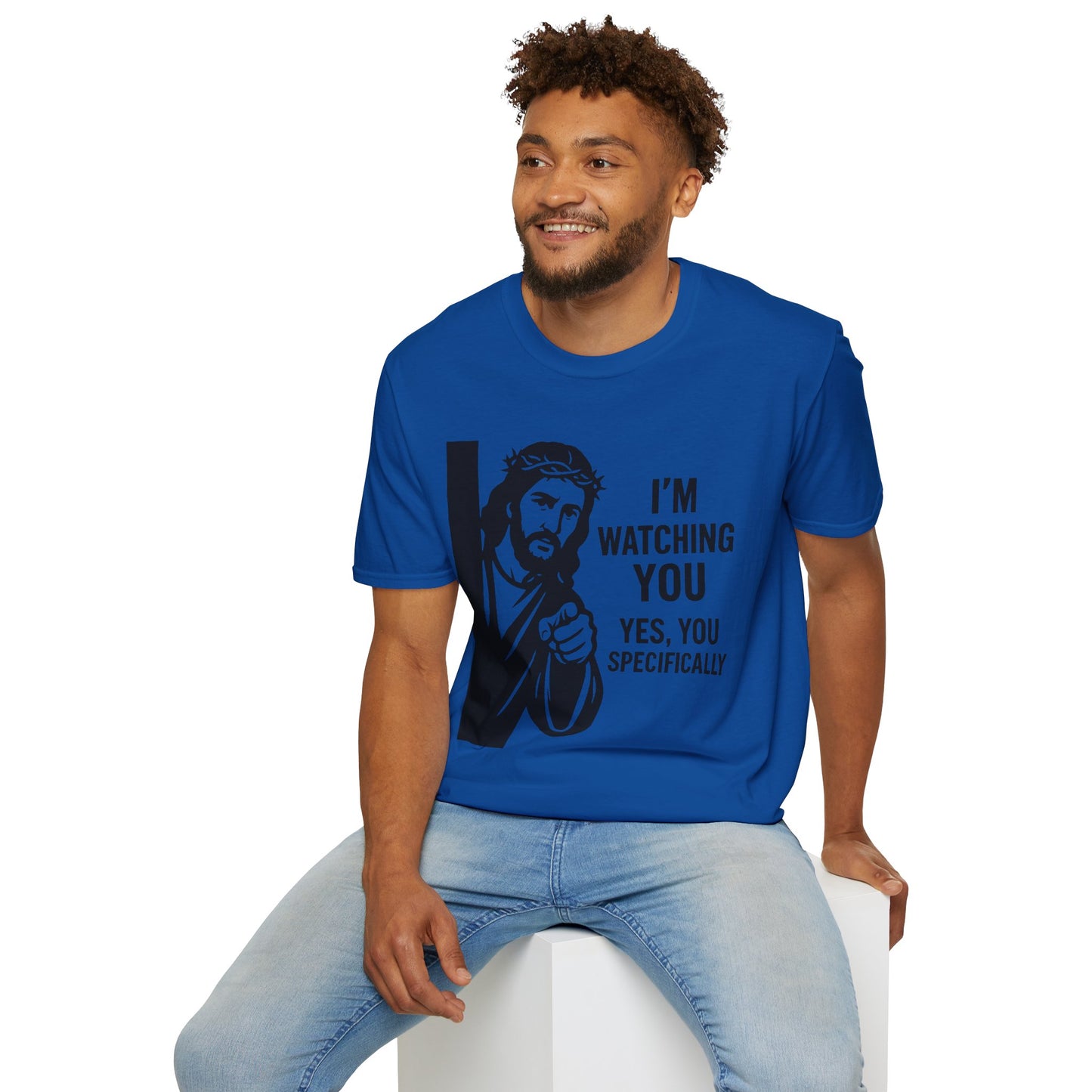 Jesus "I'm Watching You" T-Shirt, Funny Gift for Friends