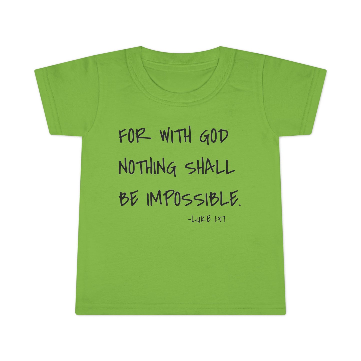 GOD DID - Faith Inspired Toddler T-shirt