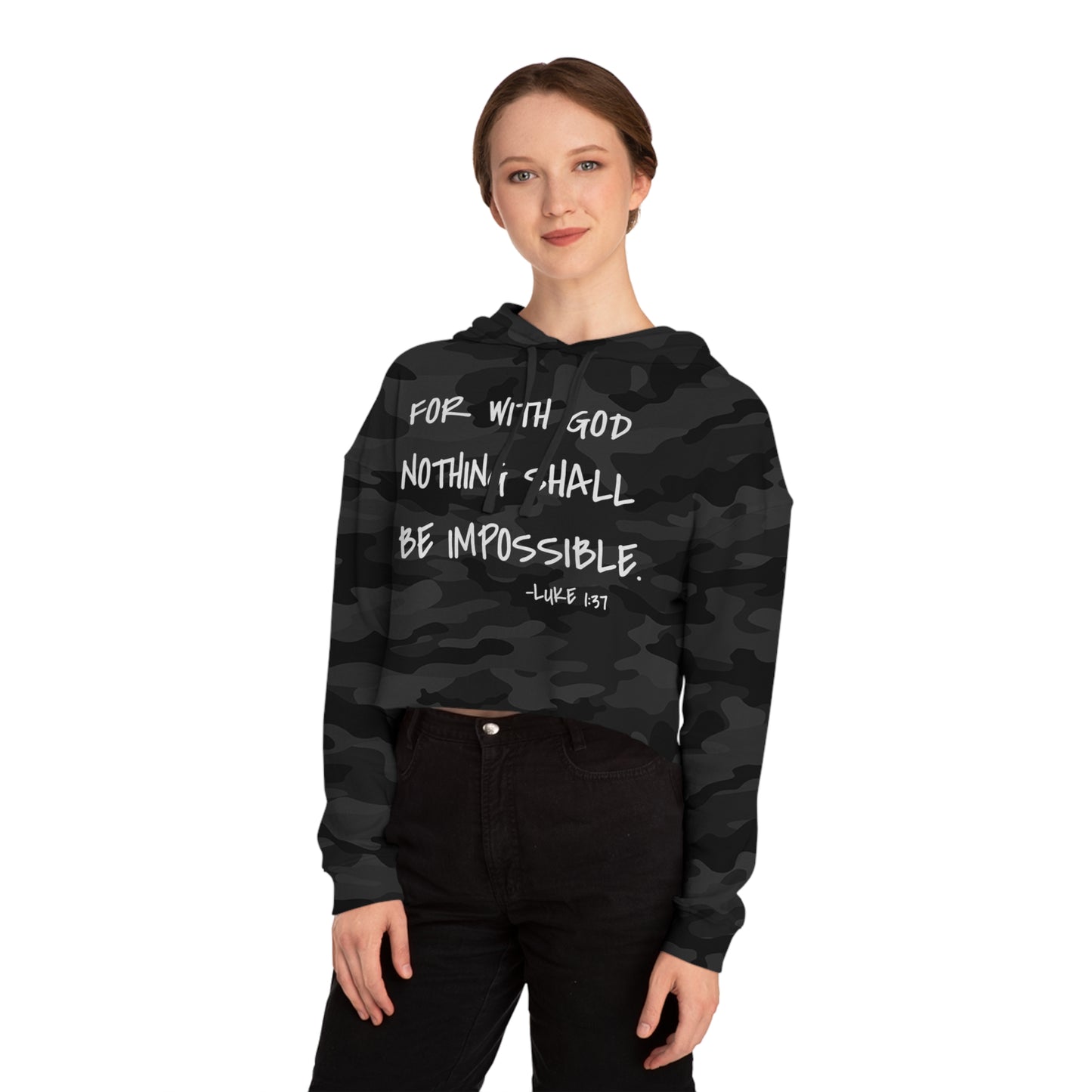 GOD DID - Women’s Cropped Hoodie