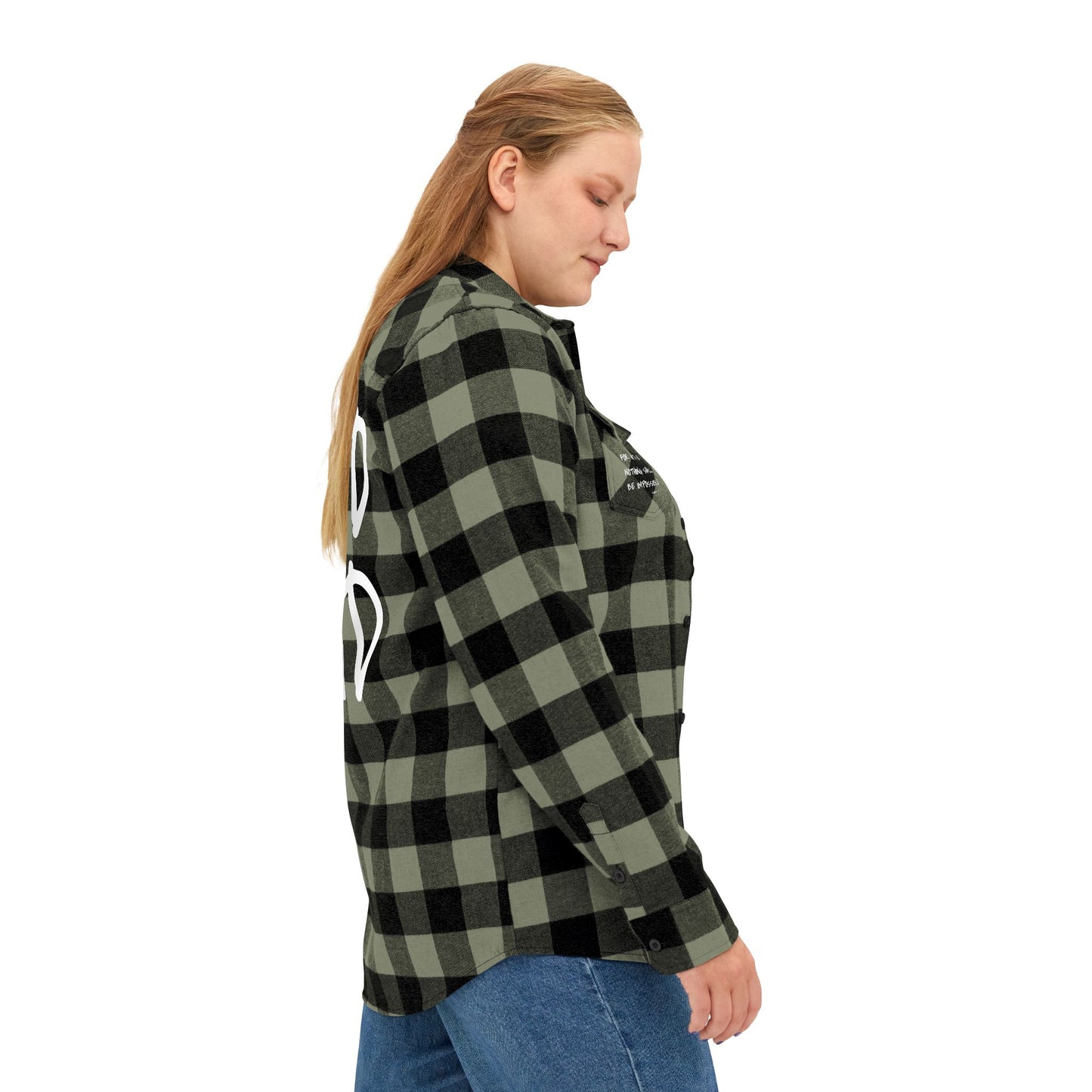 GOD DID - Flannel Faith Based Shirt
