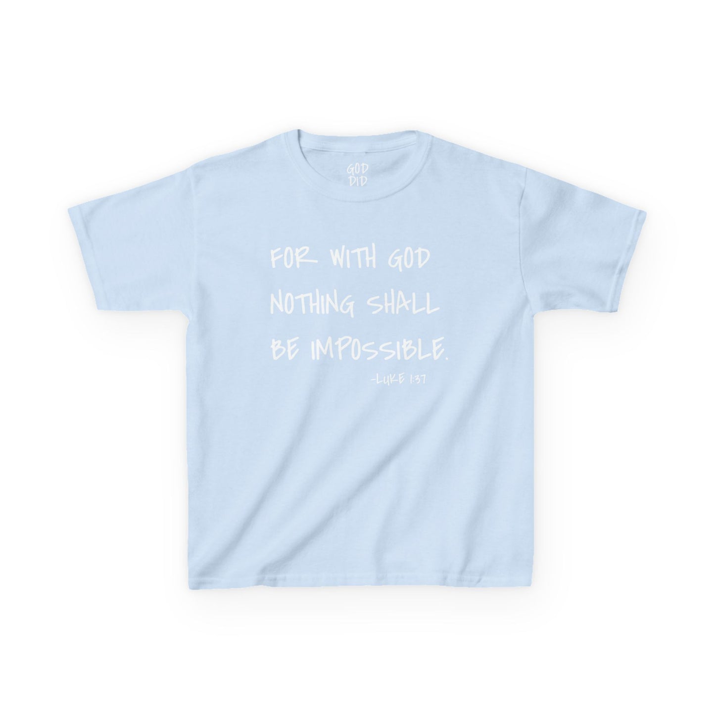 GOD DID - Kids Heavy T-Shirt