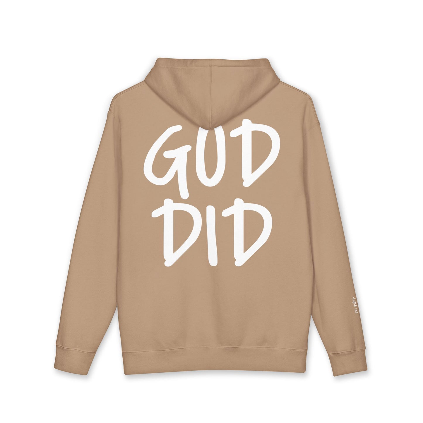GOD DID - Faith Based Statement Hoodie