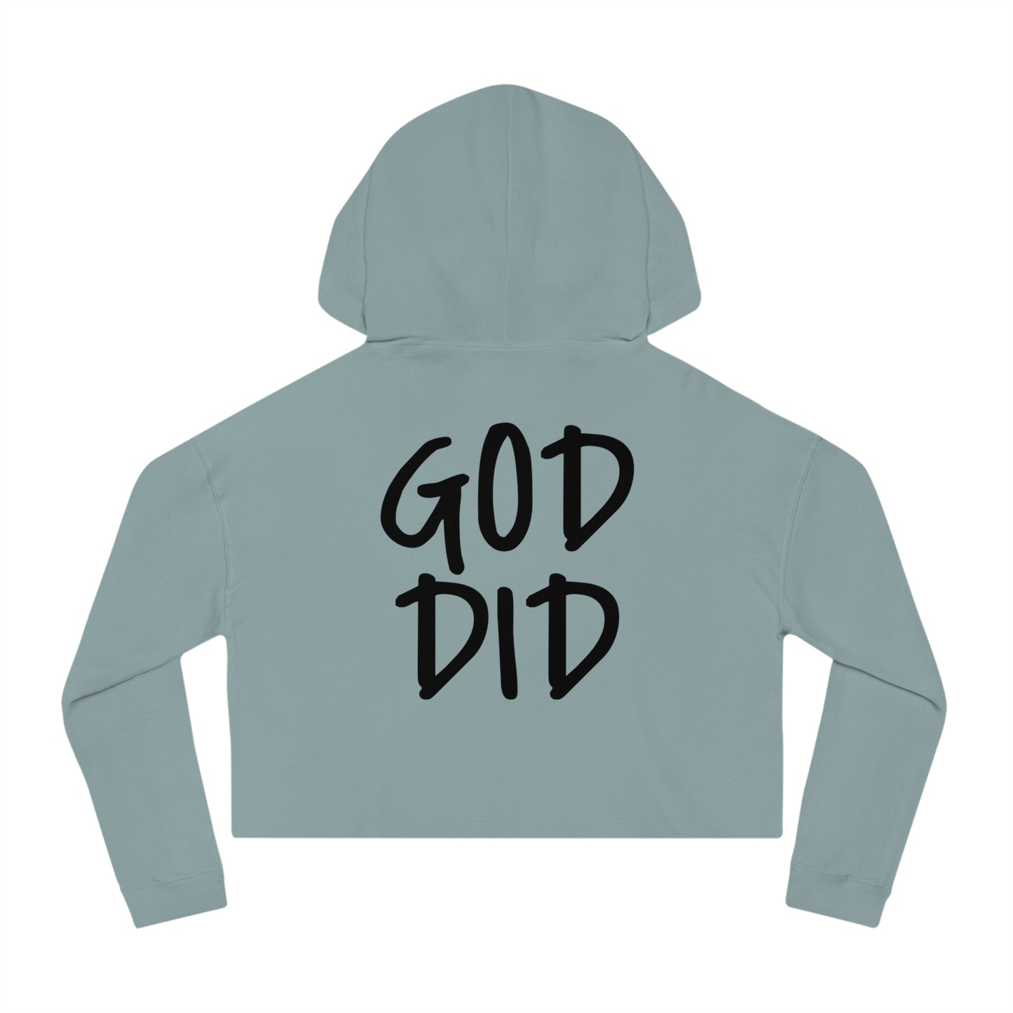 GOD DID - Women’s Cropped Hoodie