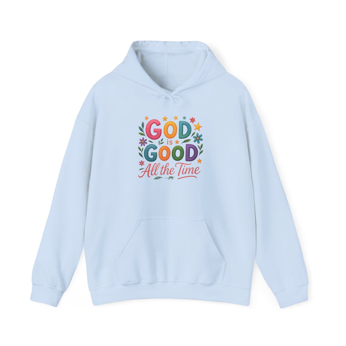 God is Good Heavy Blend Faith Based Hoodie