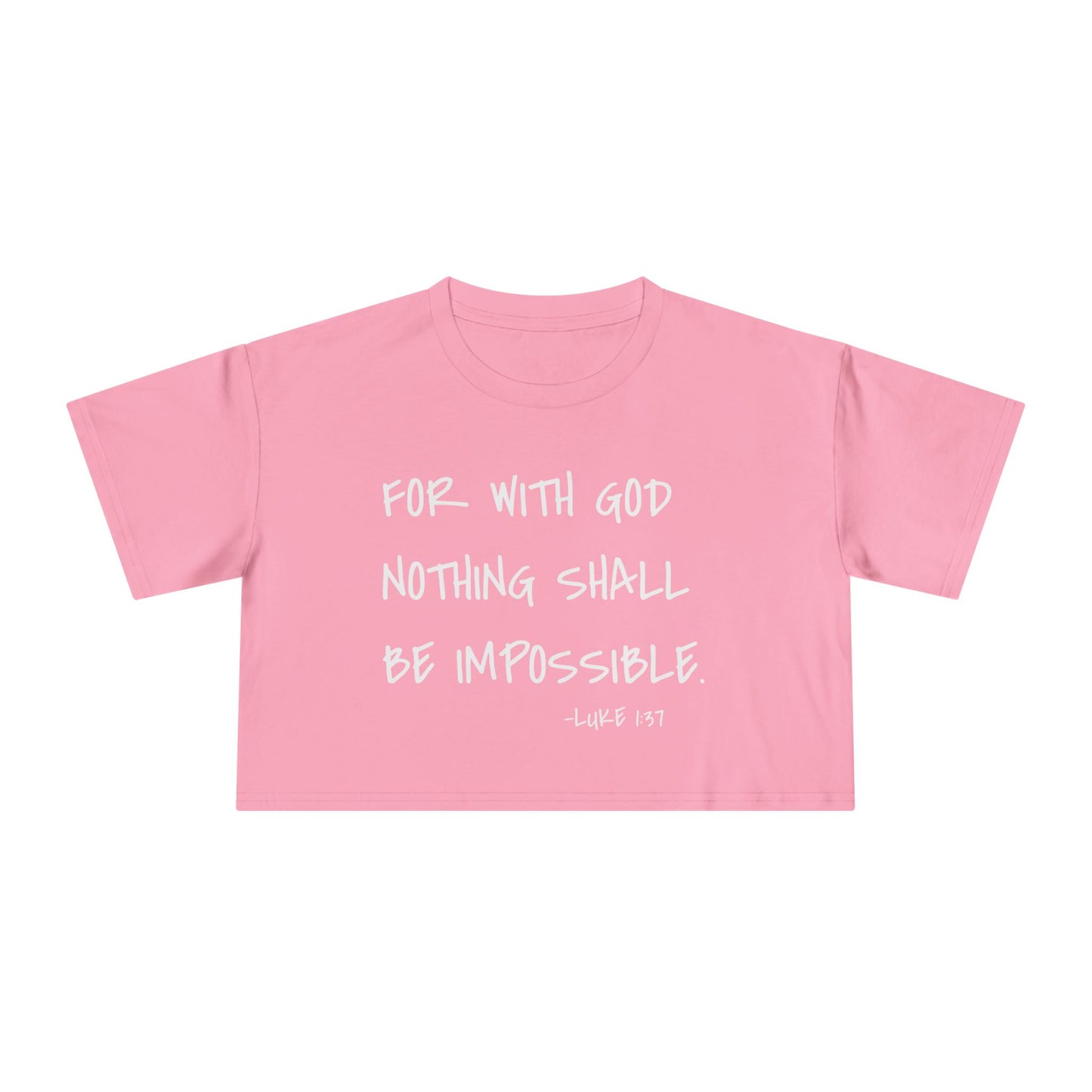 GOD DID - Women's Crop Tee