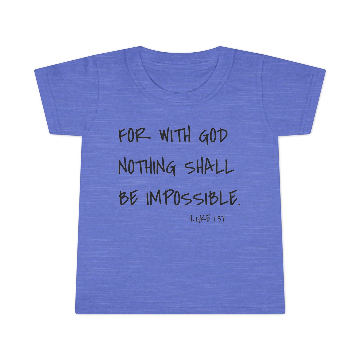 GOD DID - Faith Inspired Toddler T-shirt