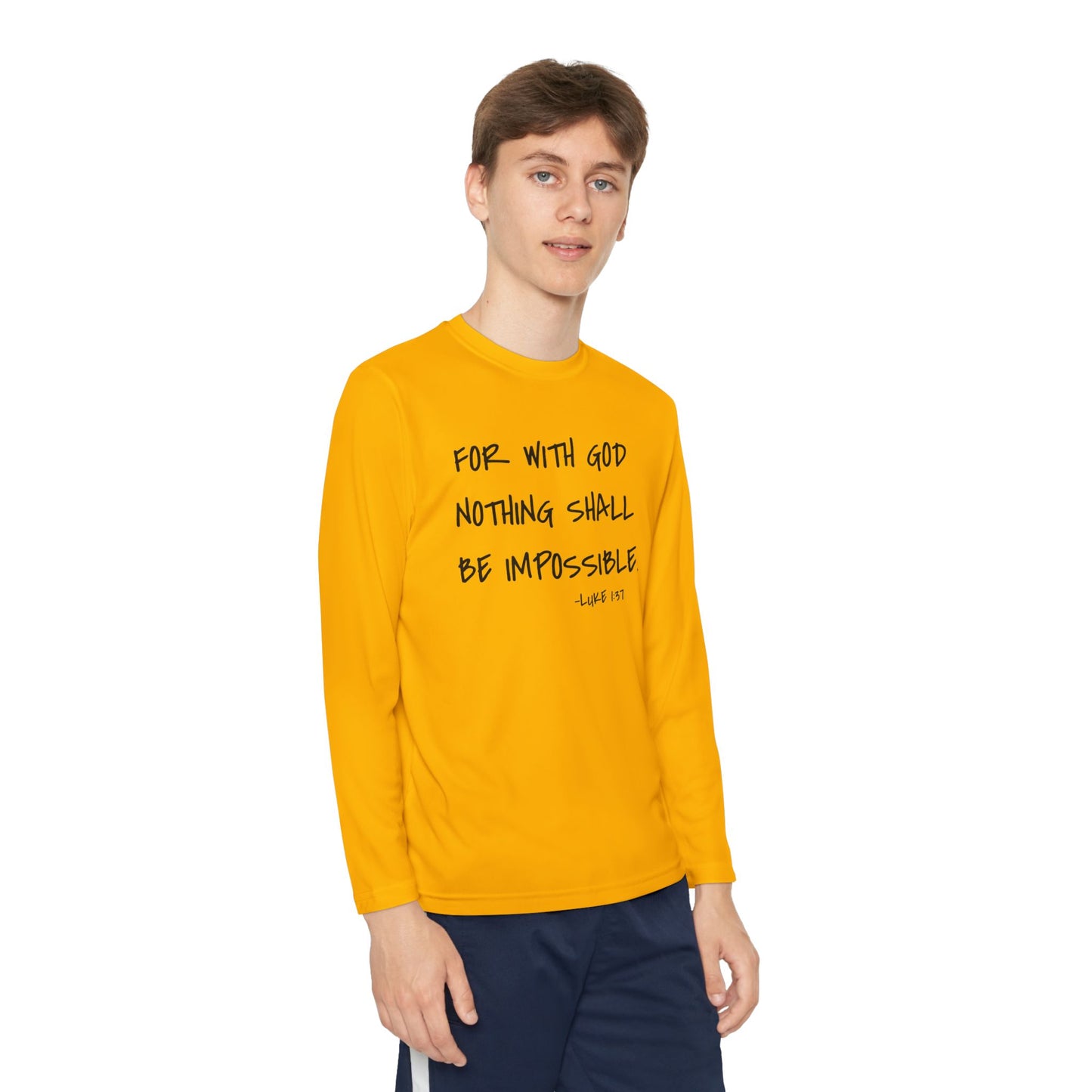 GOD DID - Youth Long Sleeve T-Shirt
