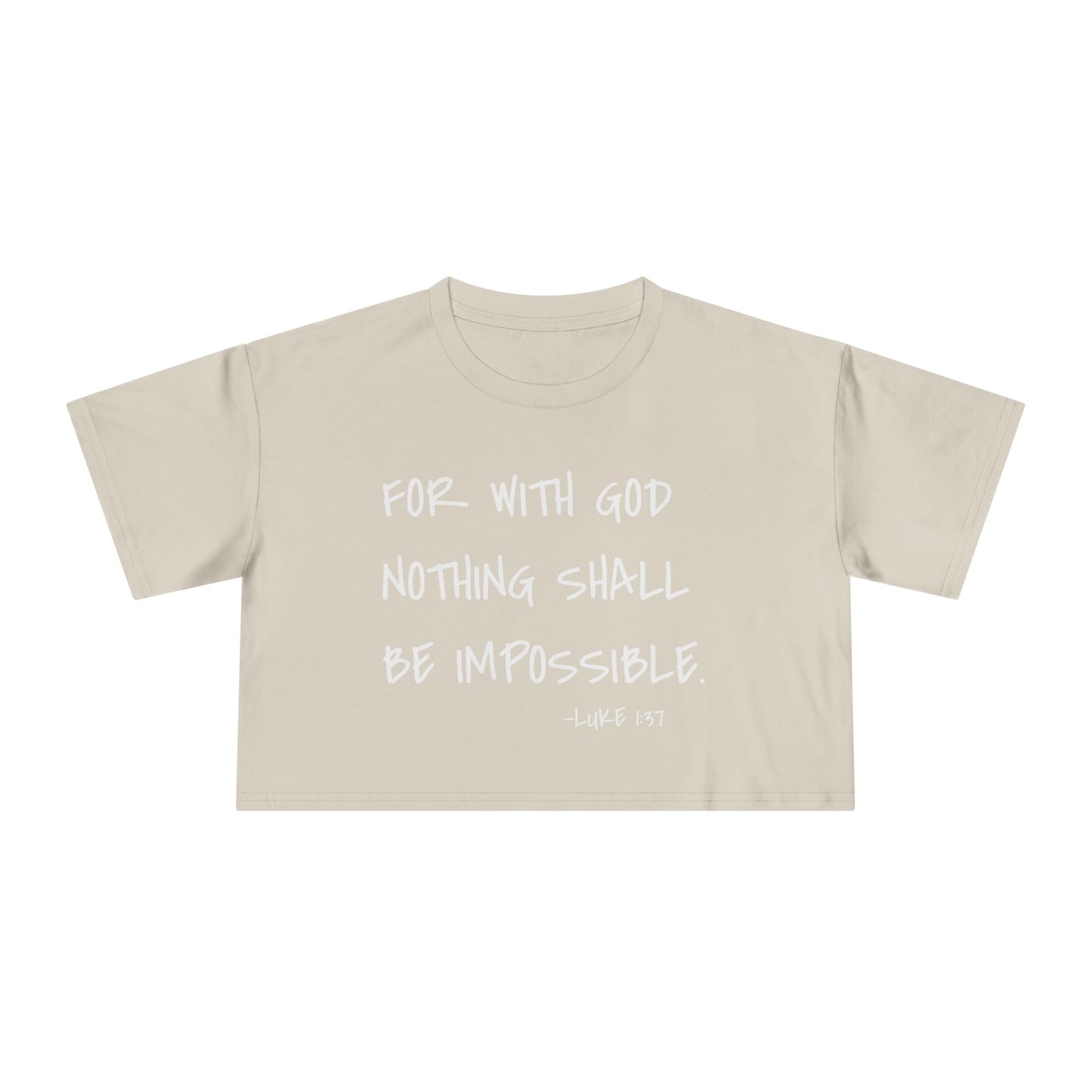 GOD DID - Women's Crop Tee