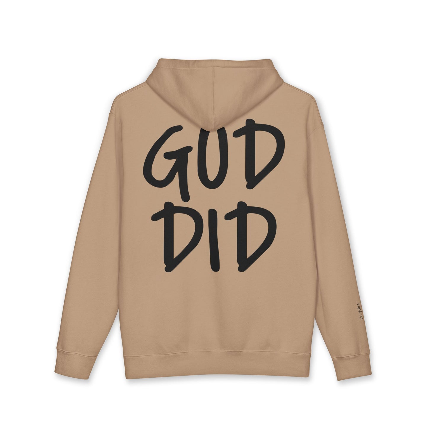 GOD DID - Faith Based Statement Hoodie