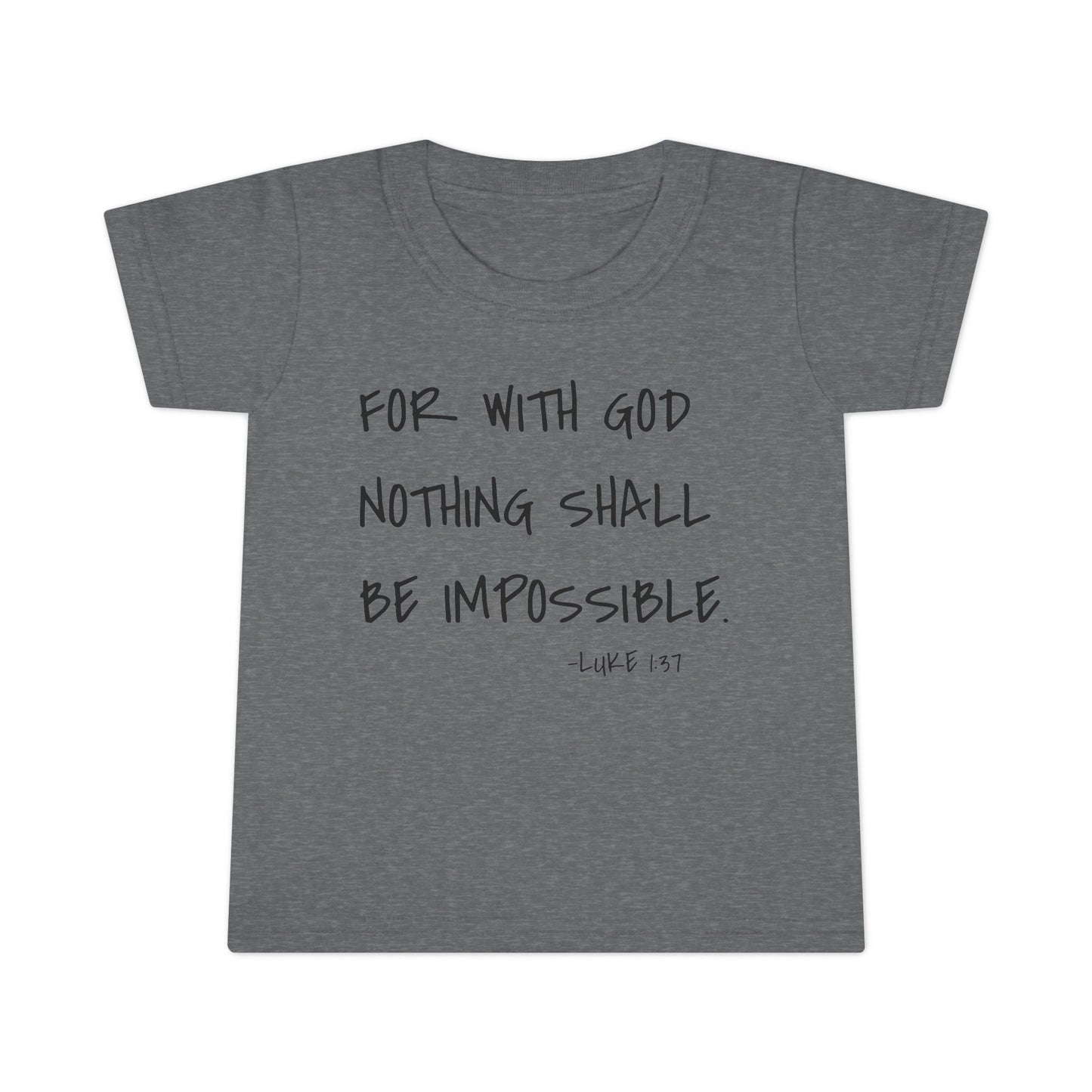GOD DID - Faith Inspired Toddler T-shirt