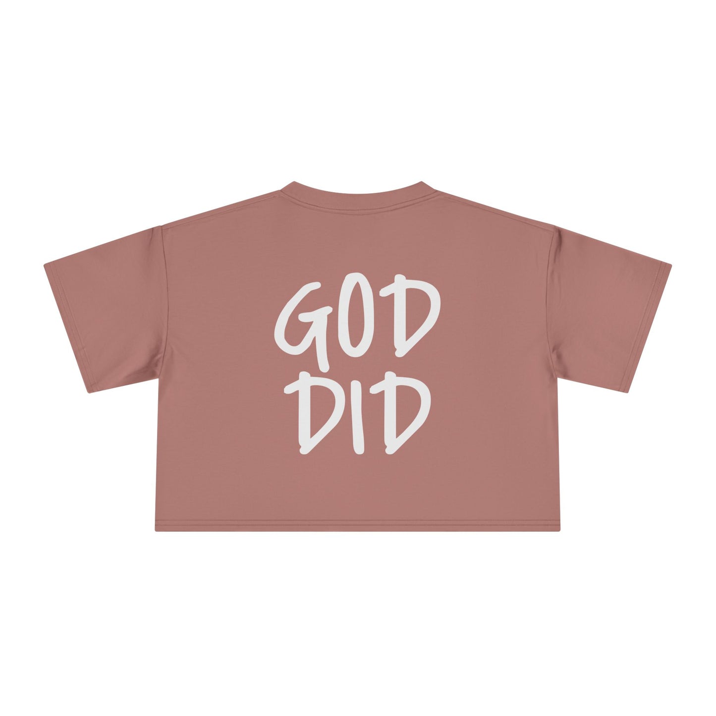 GOD DID - Women's Crop Tee