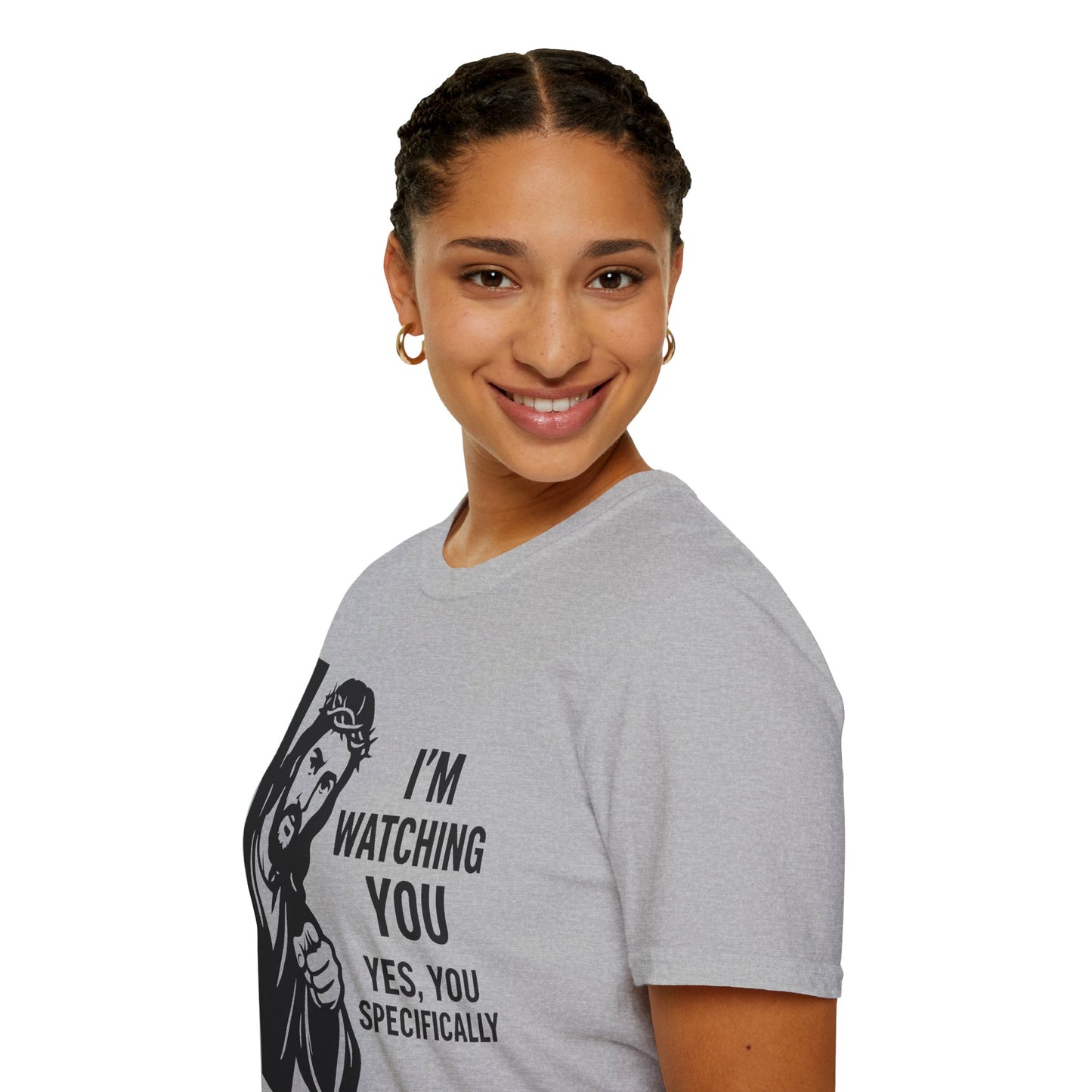 Jesus "I'm Watching You" T-Shirt, Funny Gift for Friends