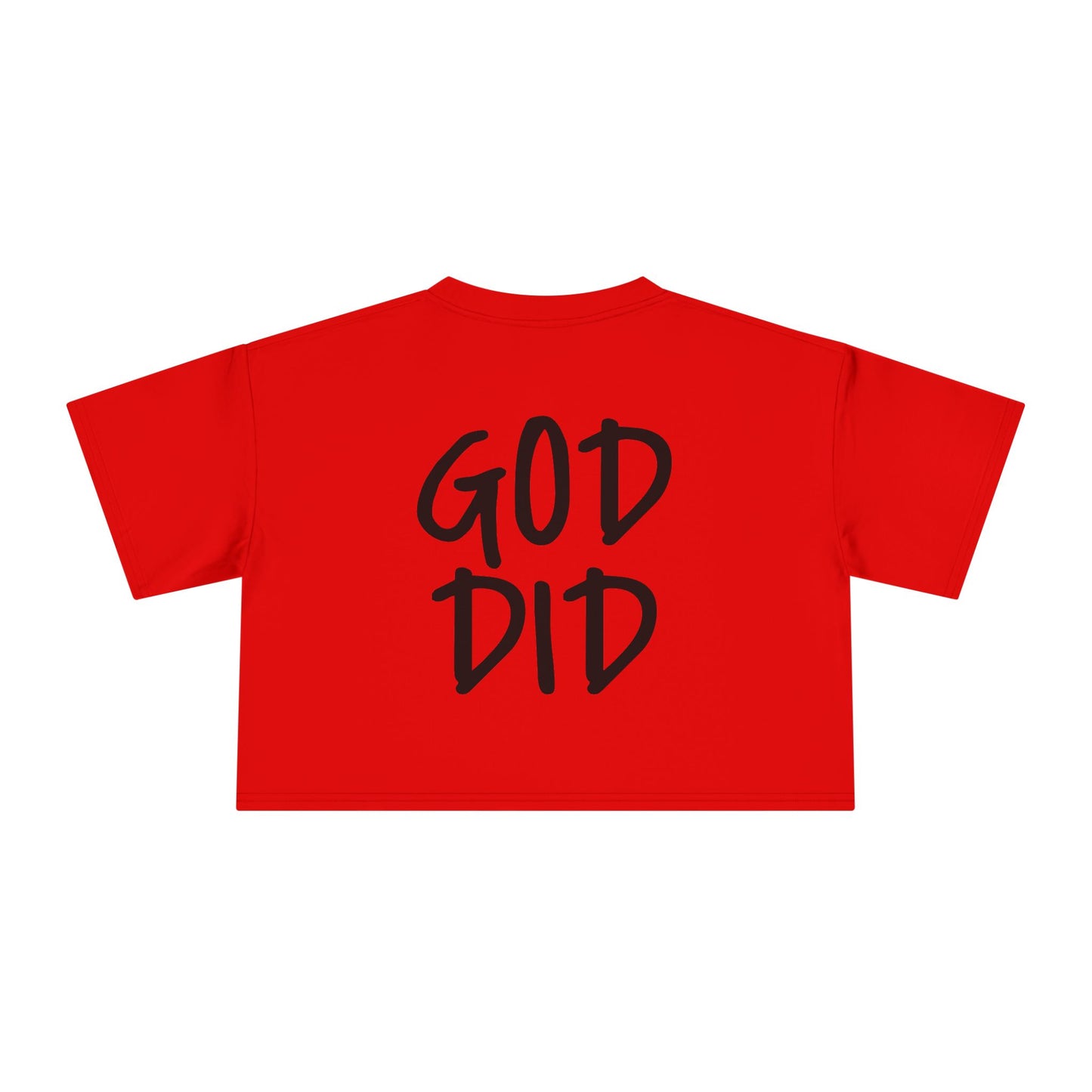GOD DID - Women's Crop Tee