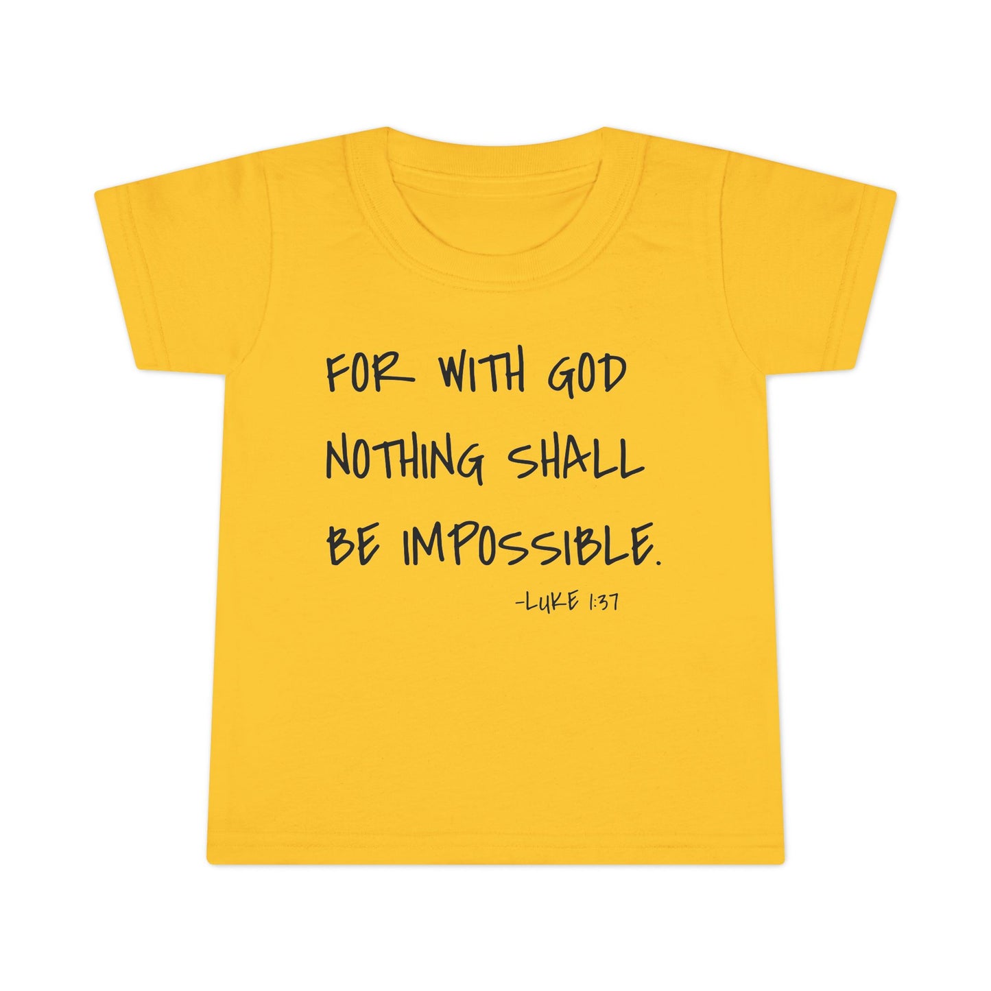 GOD DID - Faith Inspired Toddler T-shirt