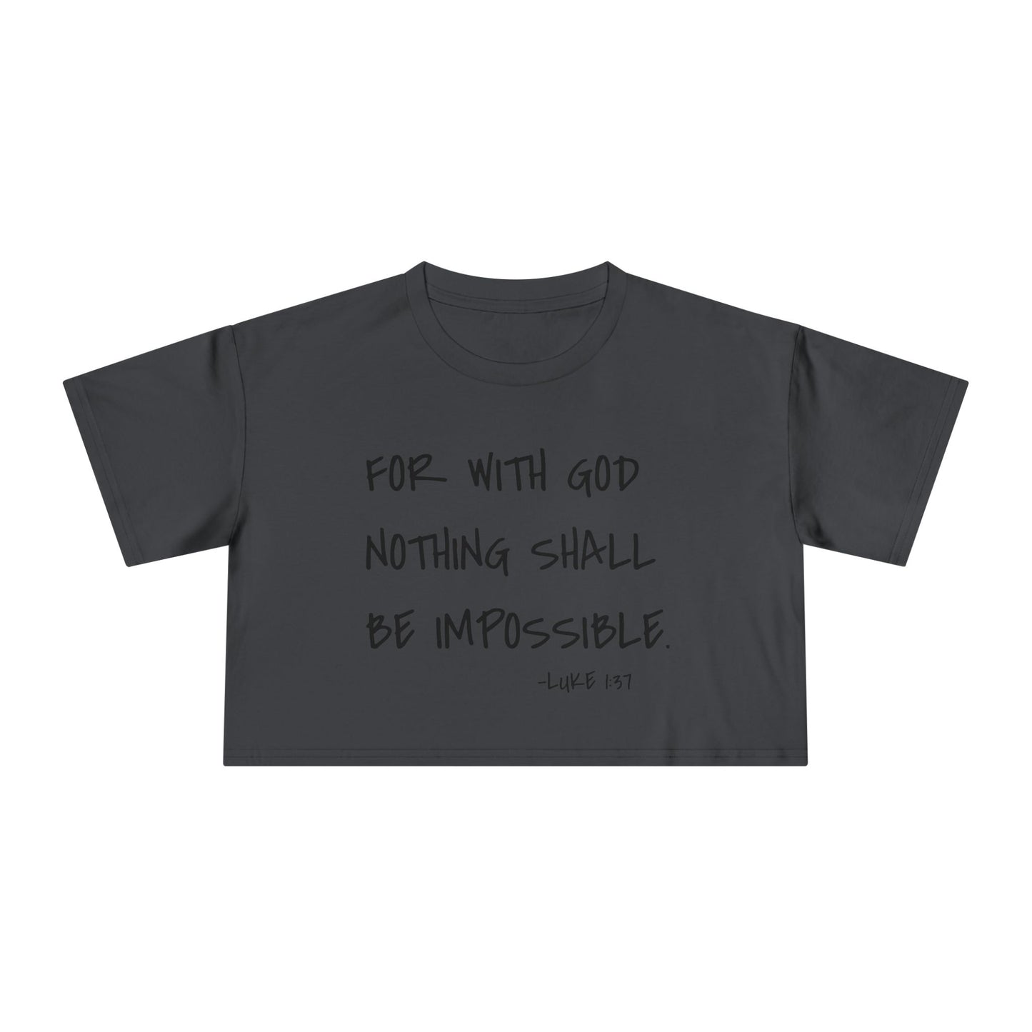 GOD DID - Women's Crop Tee