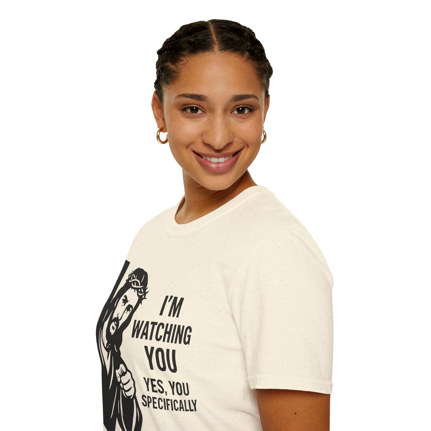 Jesus "I'm Watching You" T-Shirt, Funny Gift for Friends