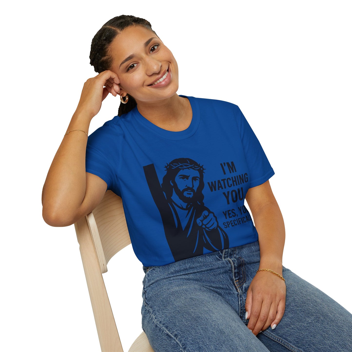 Jesus "I'm Watching You" T-Shirt, Funny Gift for Friends