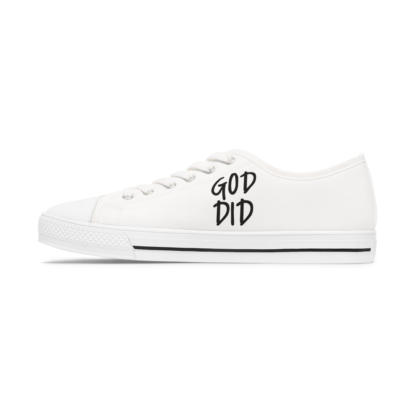 GOD DID - Women's Low Top Sneakers