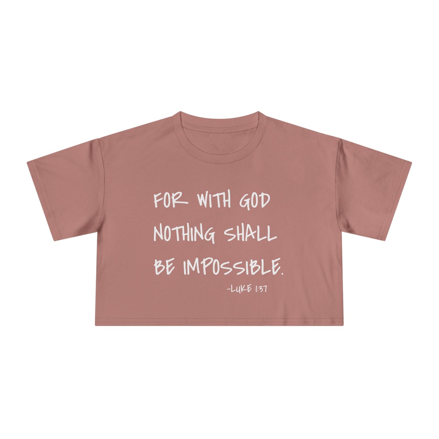 GOD DID - Women's Crop Tee