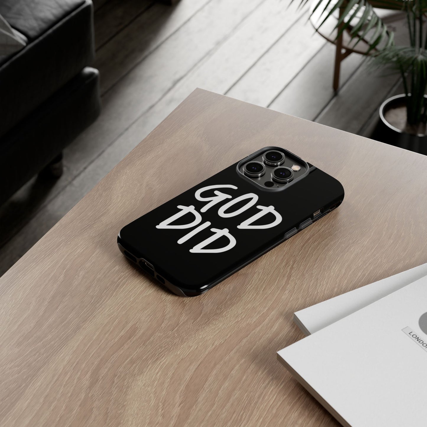 GOD DID - Apple iPhone Case(iPhone 13, 14, 15, 16, 17 Pro/Pro Max)