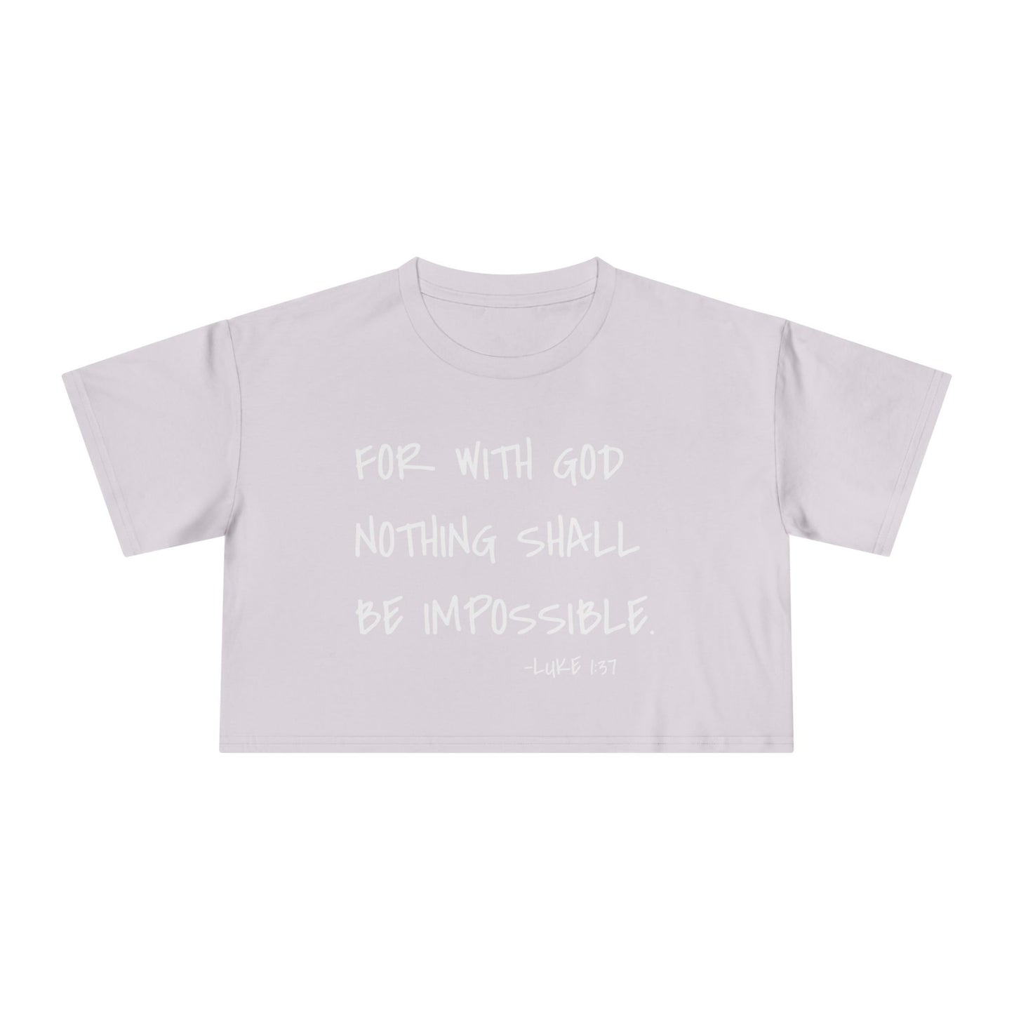 GOD DID - Women's Crop Tee
