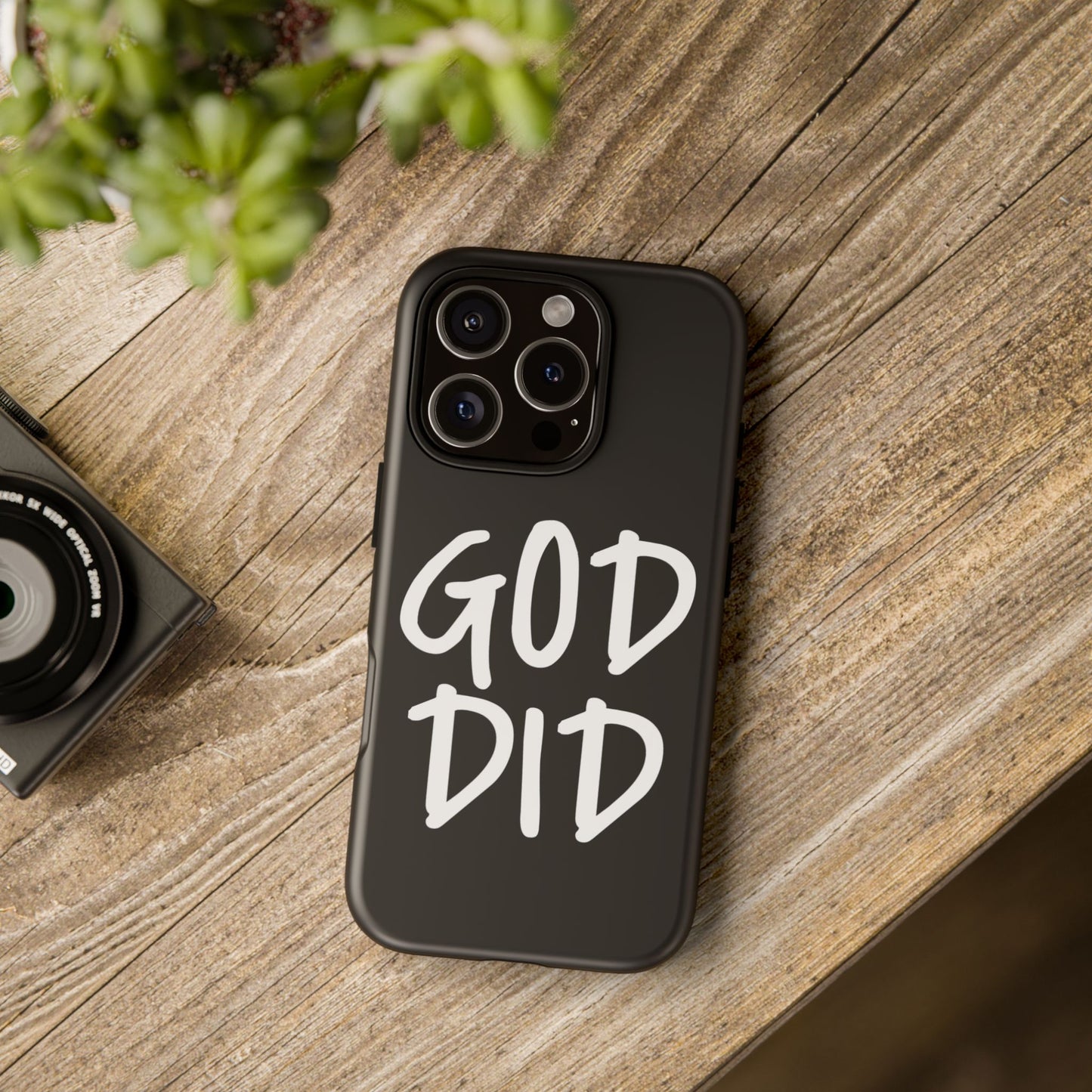 GOD DID - Apple iPhone Case(iPhone 13, 14, 15, 16, 17 Pro/Pro Max)
