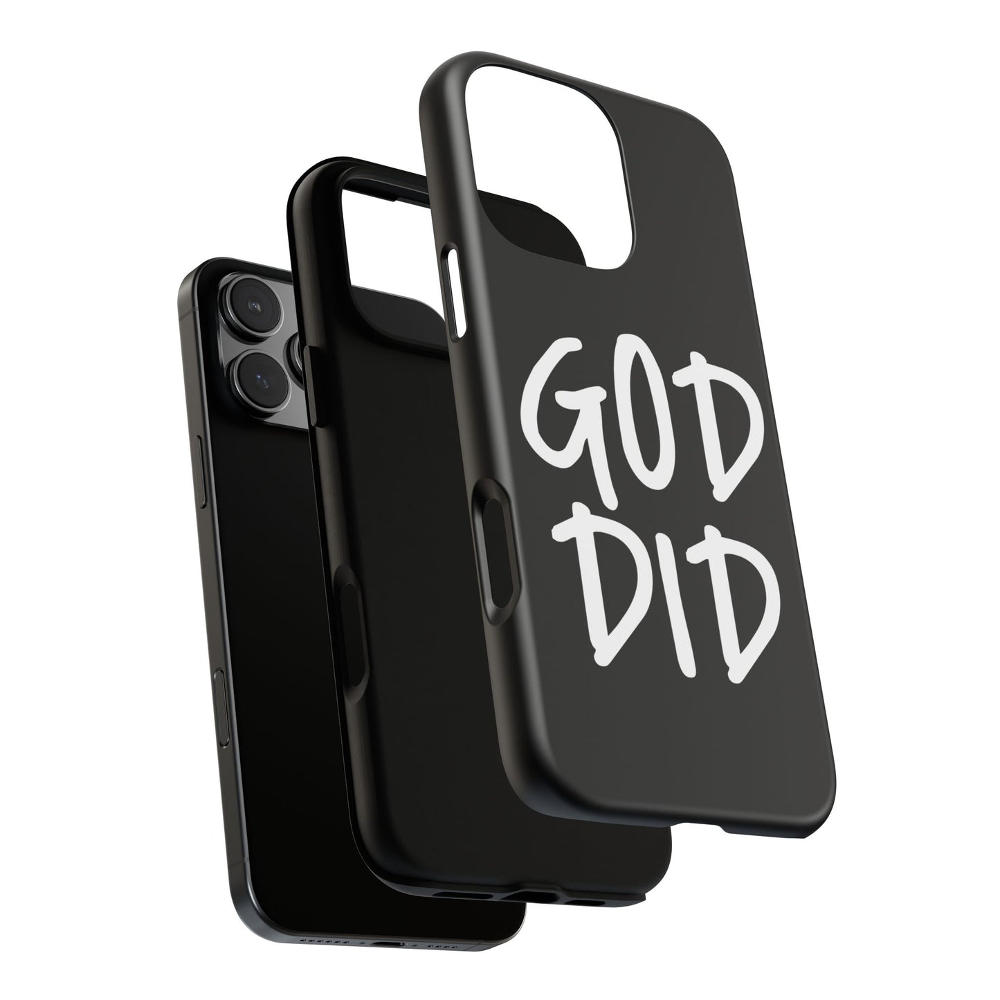 GOD DID - Apple iPhone Case(iPhone 13, 14, 15, 16, 17 Pro/Pro Max)