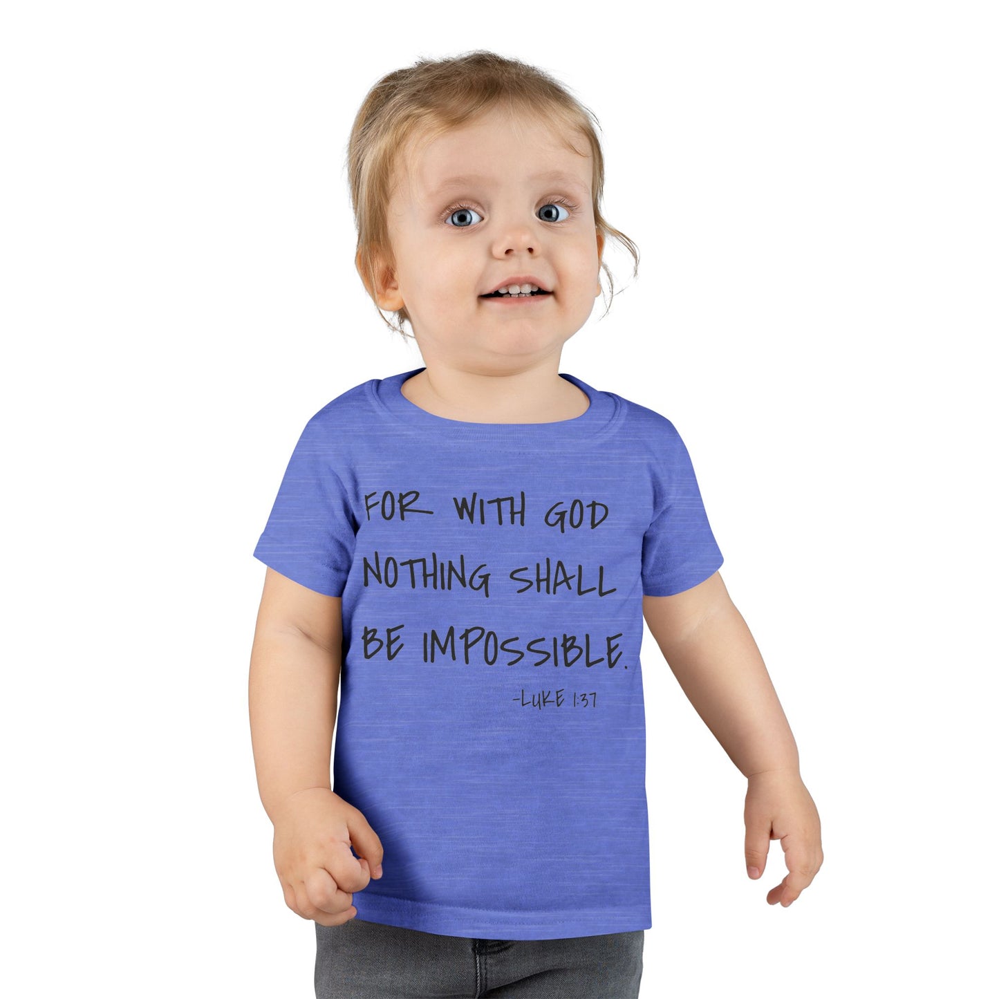 GOD DID - Faith Inspired Toddler T-shirt