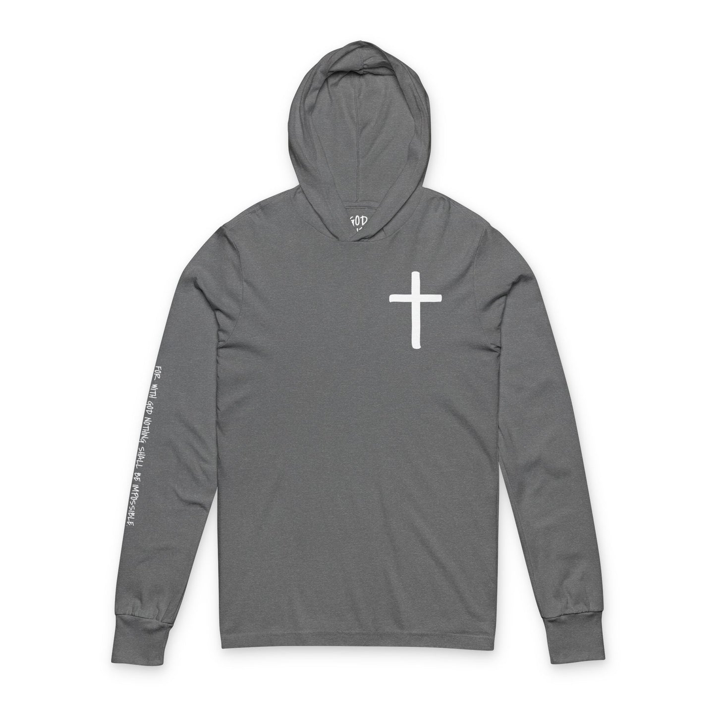 GOD DID - Unisex Hooded Long Sleeve T-Shirt