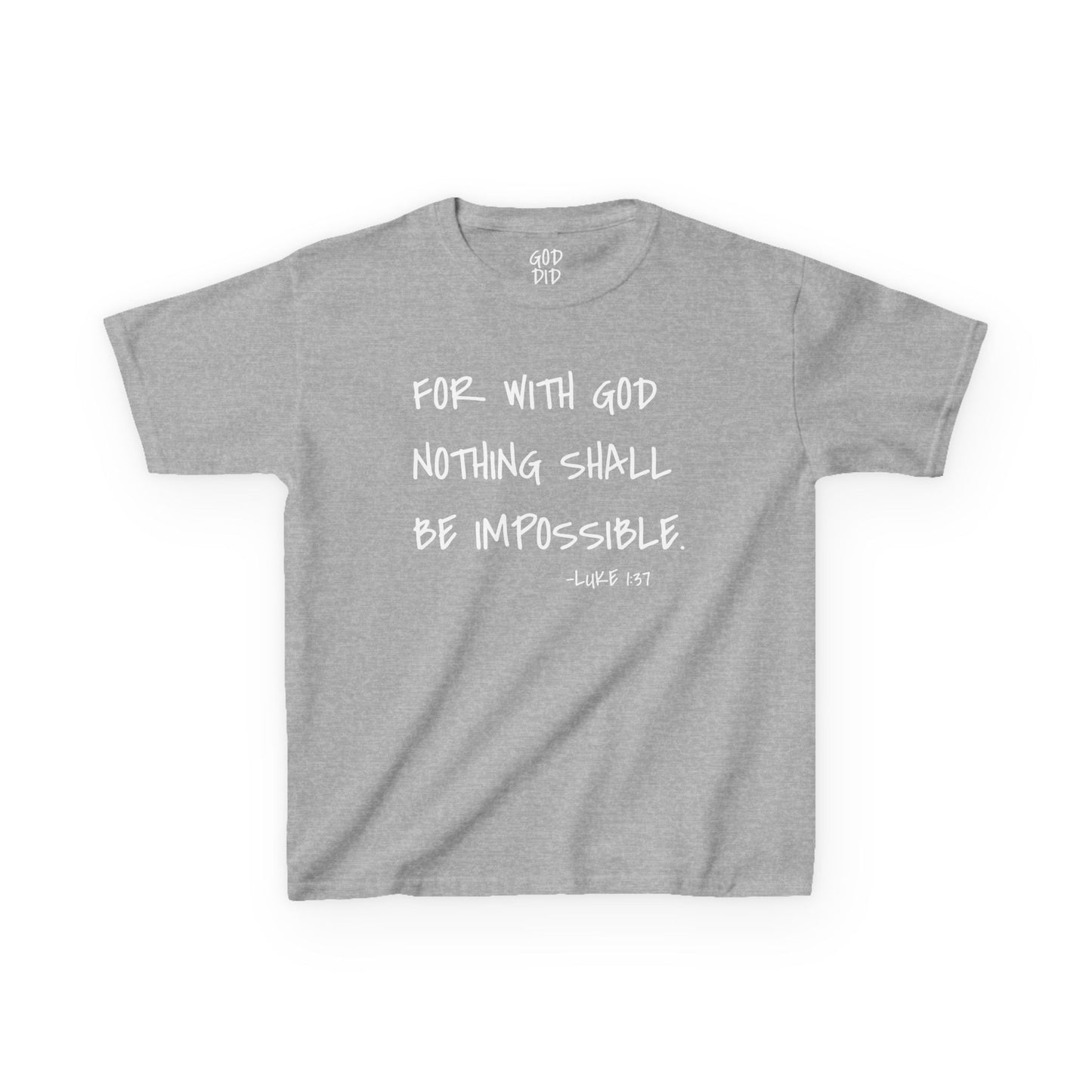 GOD DID - Kids Heavy T-Shirt
