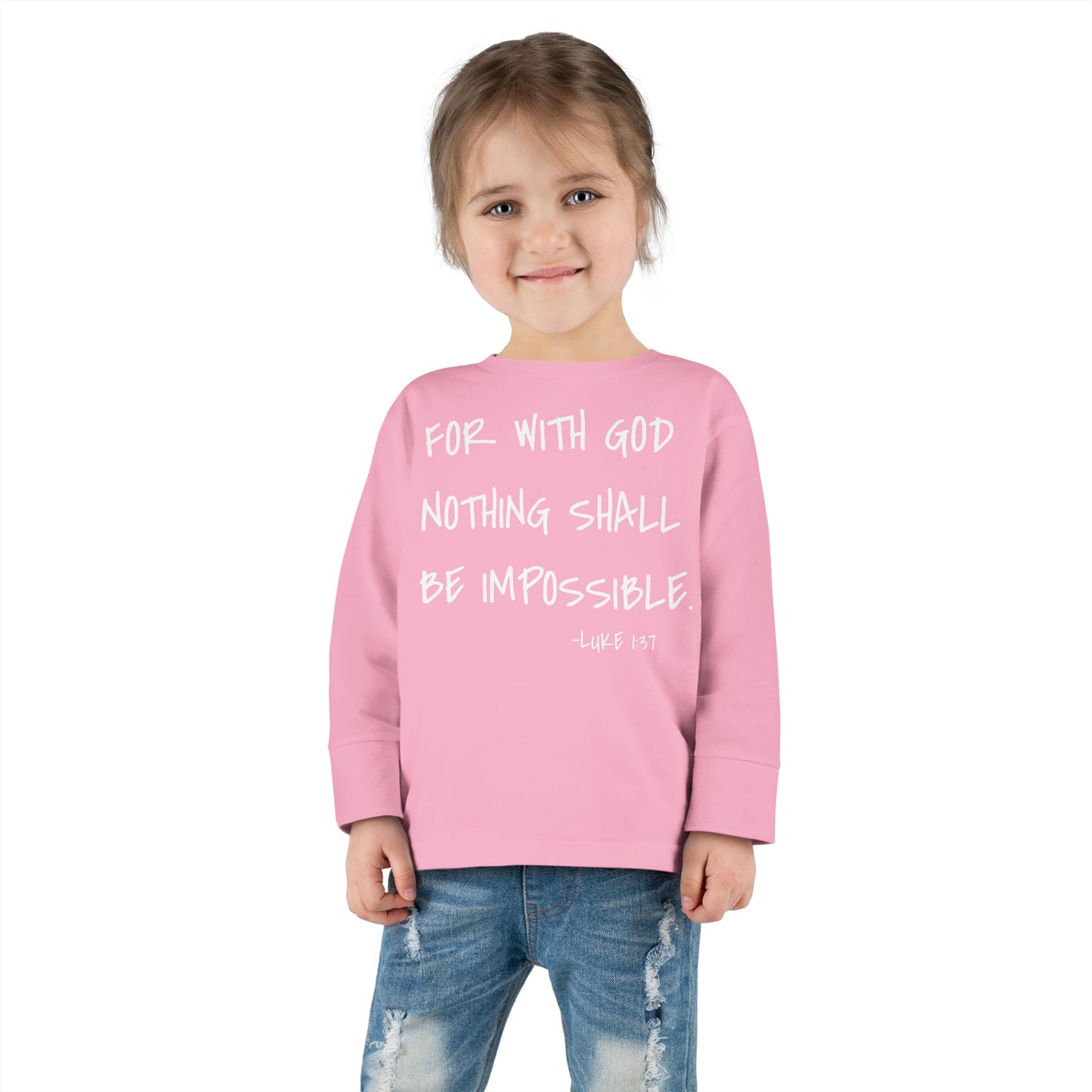 GOD DID - Toddler Long Sleeve T-Shirt