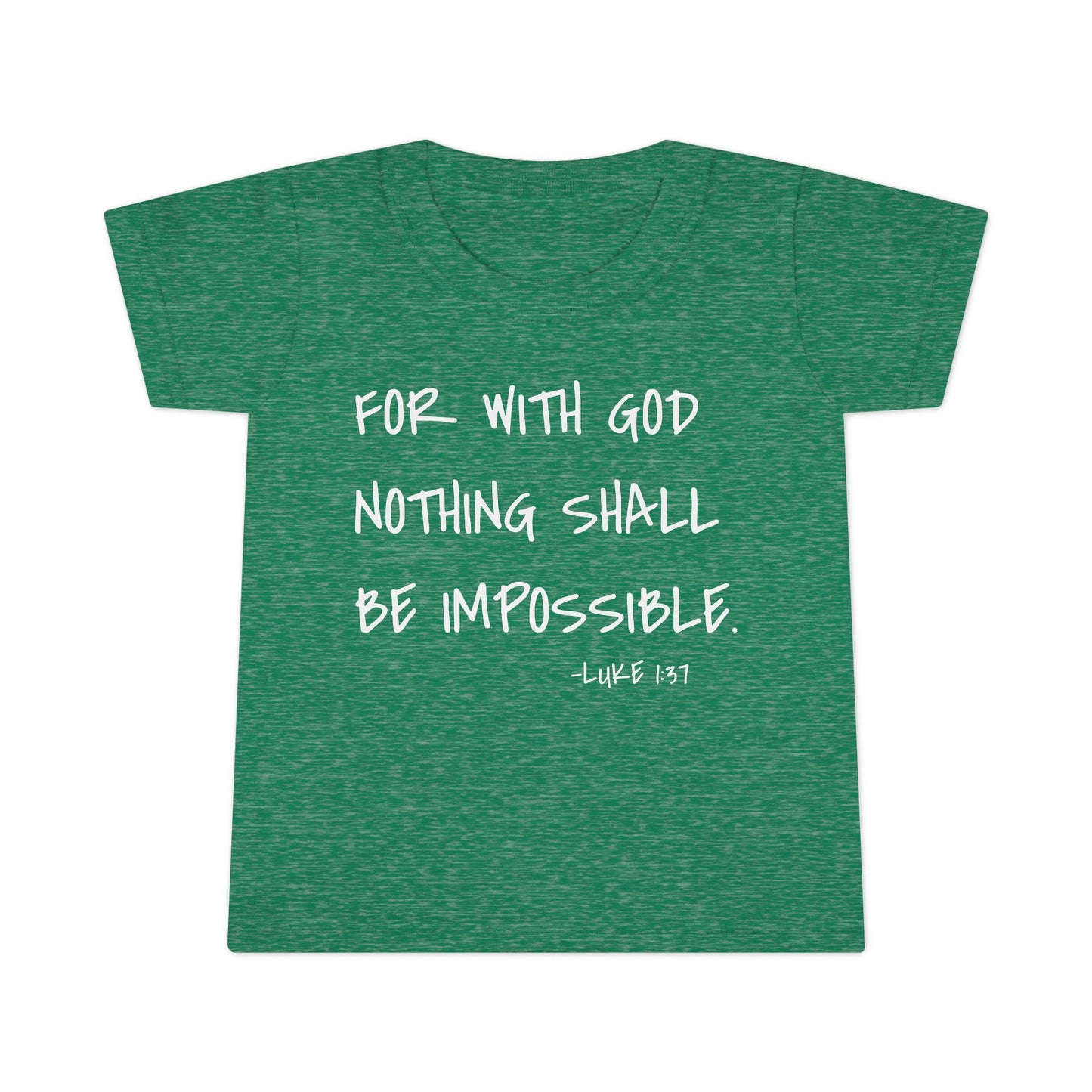 GOD DID - Faith Inspired Toddler T-shirt