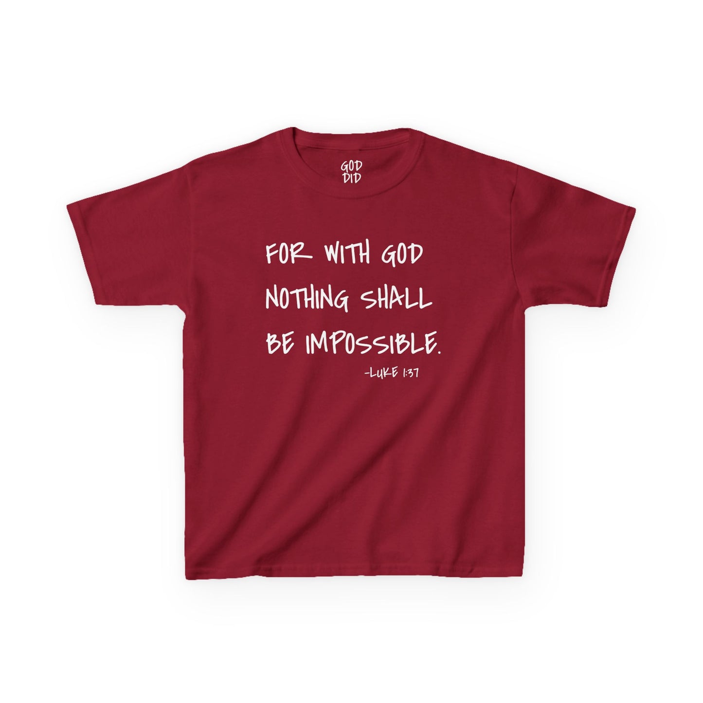 GOD DID - Kids Heavy T-Shirt