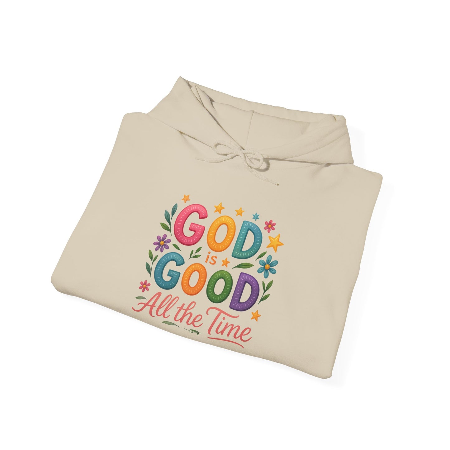 God is Good Heavy Blend Faith Based Hoodie