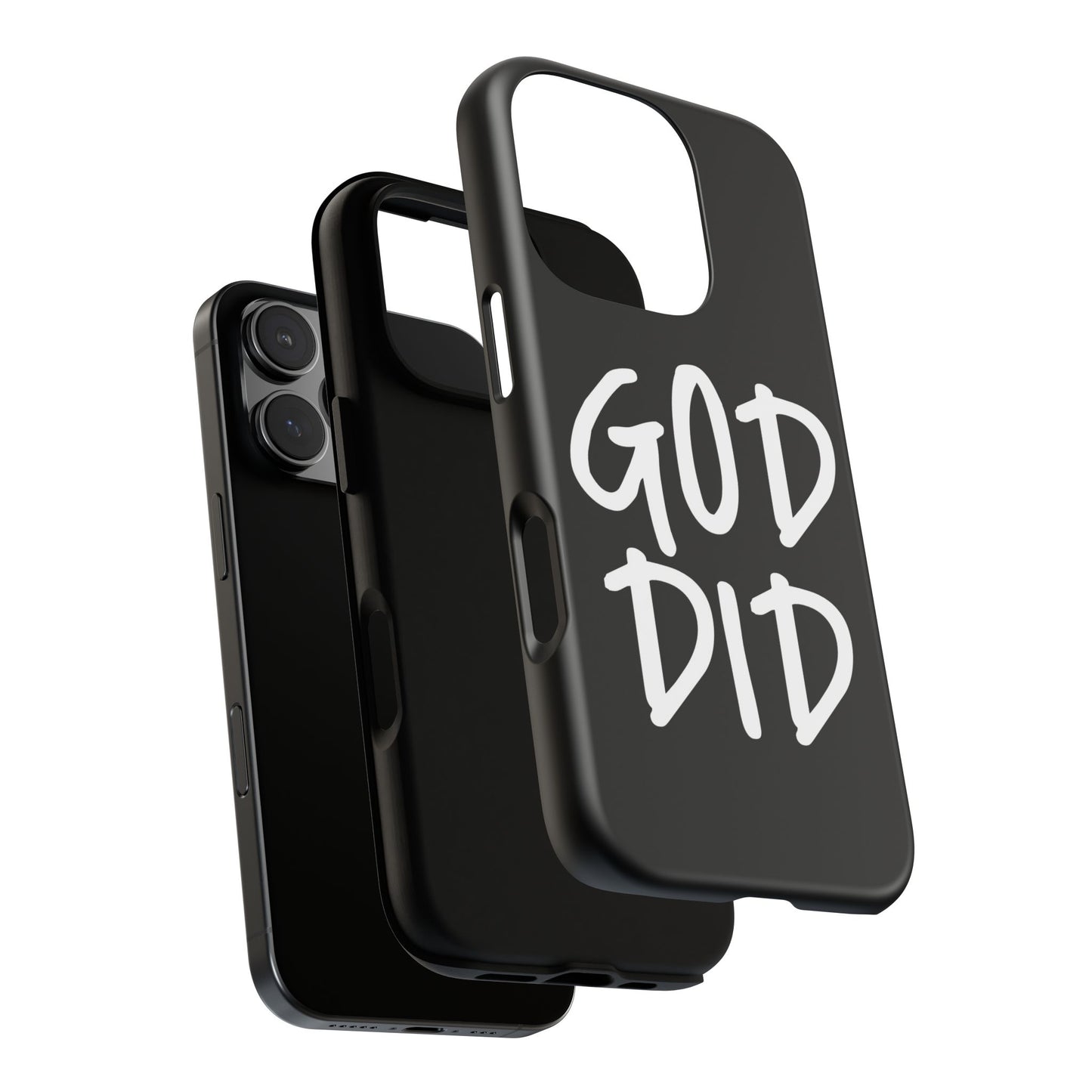 GOD DID - Apple iPhone Case(iPhone 13, 14, 15, 16, 17 Pro/Pro Max)