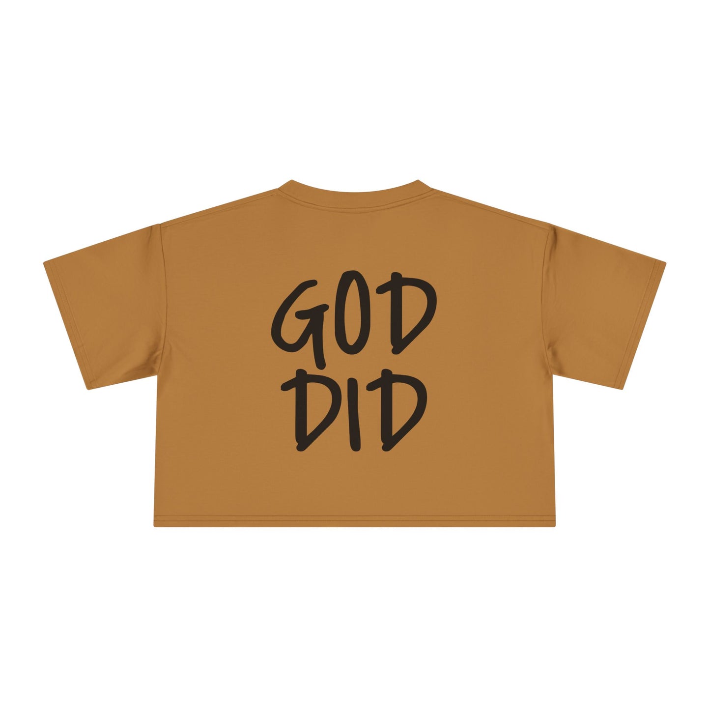 GOD DID - Women's Crop Tee