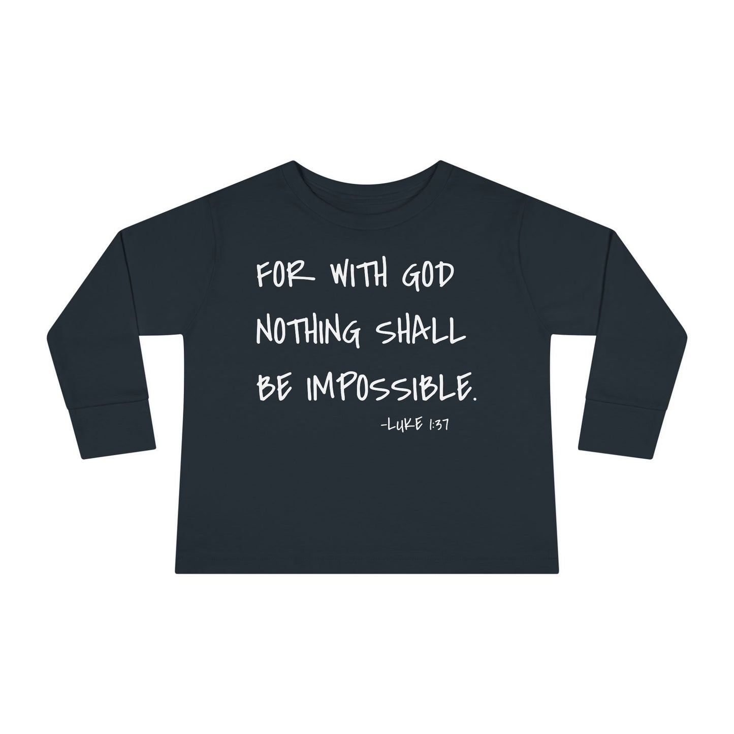 GOD DID - Toddler Long Sleeve T-Shirt