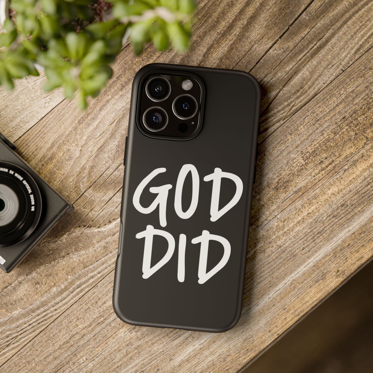 GOD DID - Apple iPhone Case(iPhone 13, 14, 15, 16, 17 Pro/Pro Max)