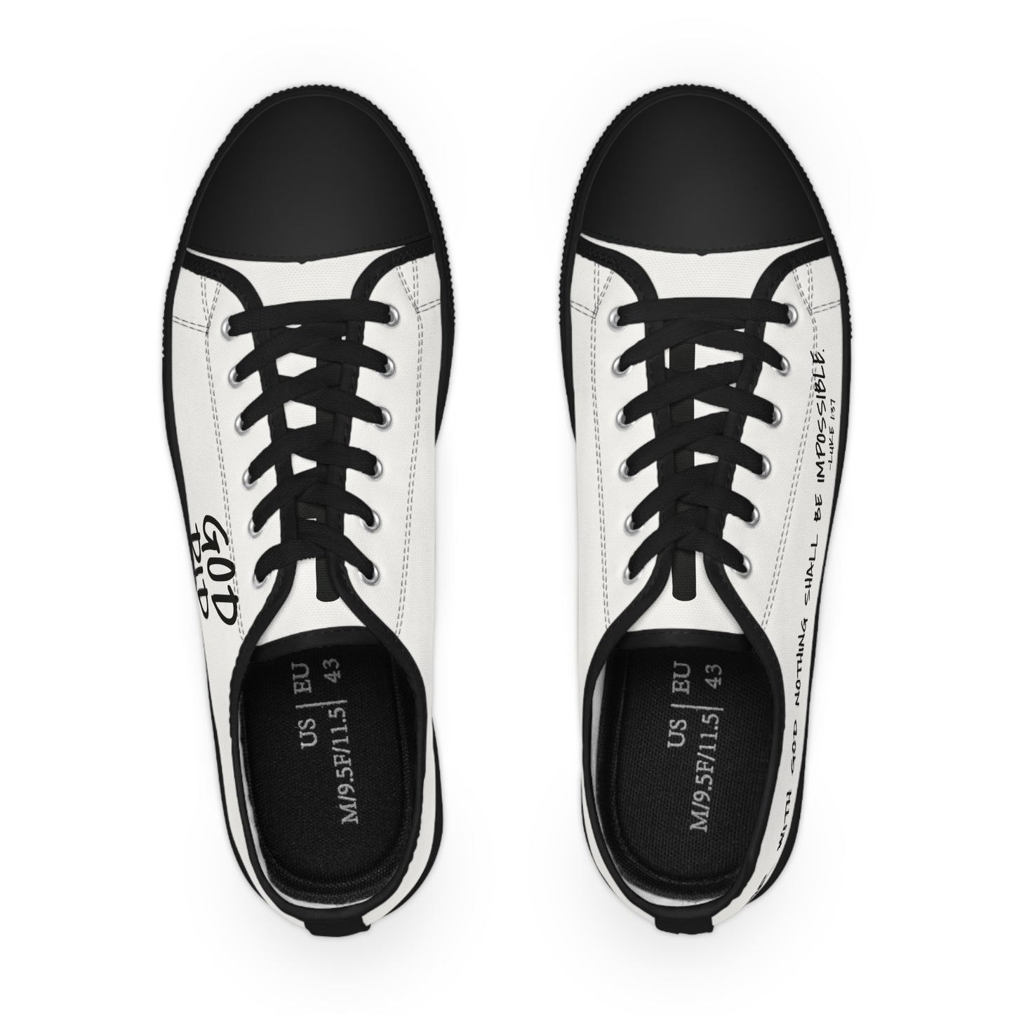 GOD DID - Men's Low Top Sneakers