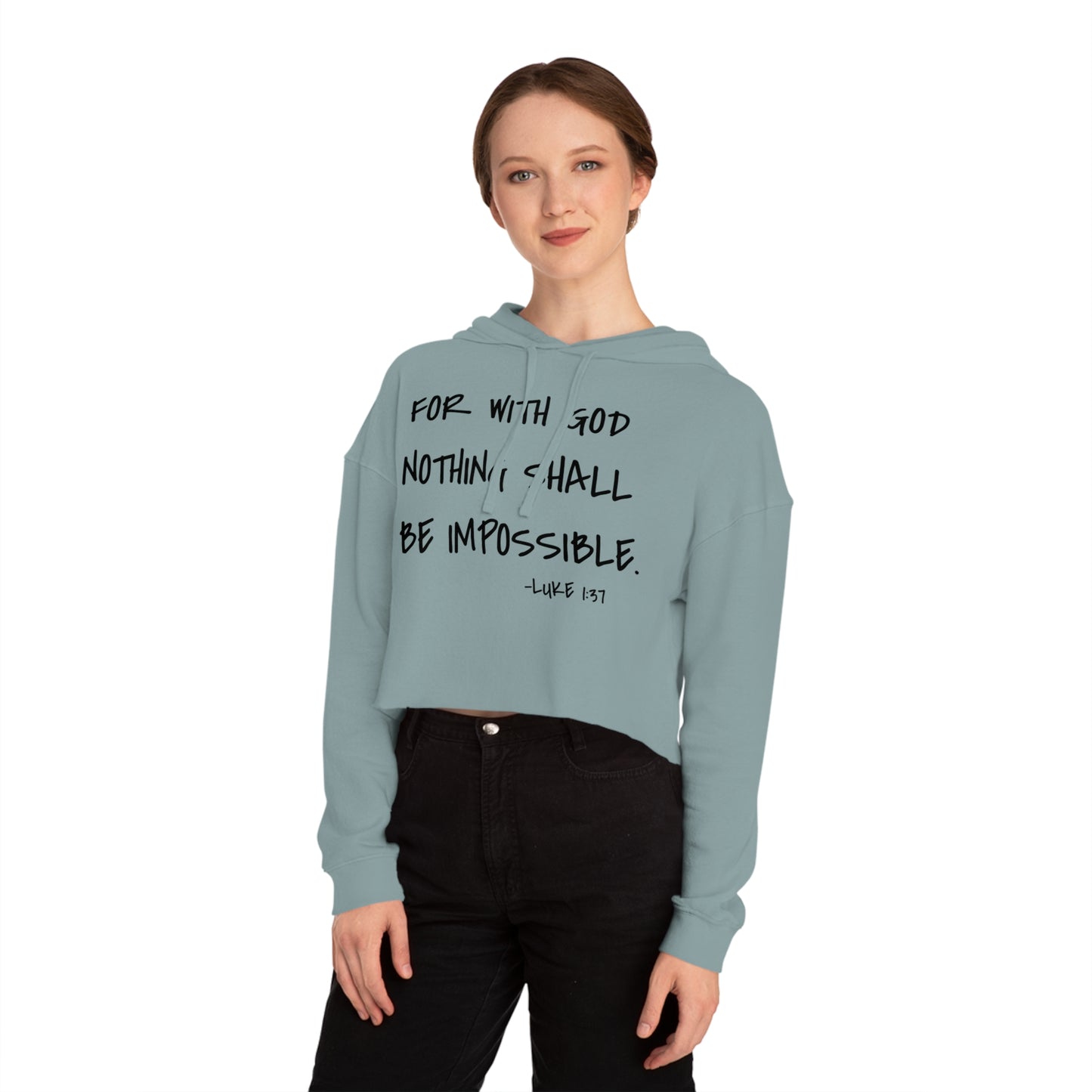 GOD DID - Women’s Cropped Hoodie