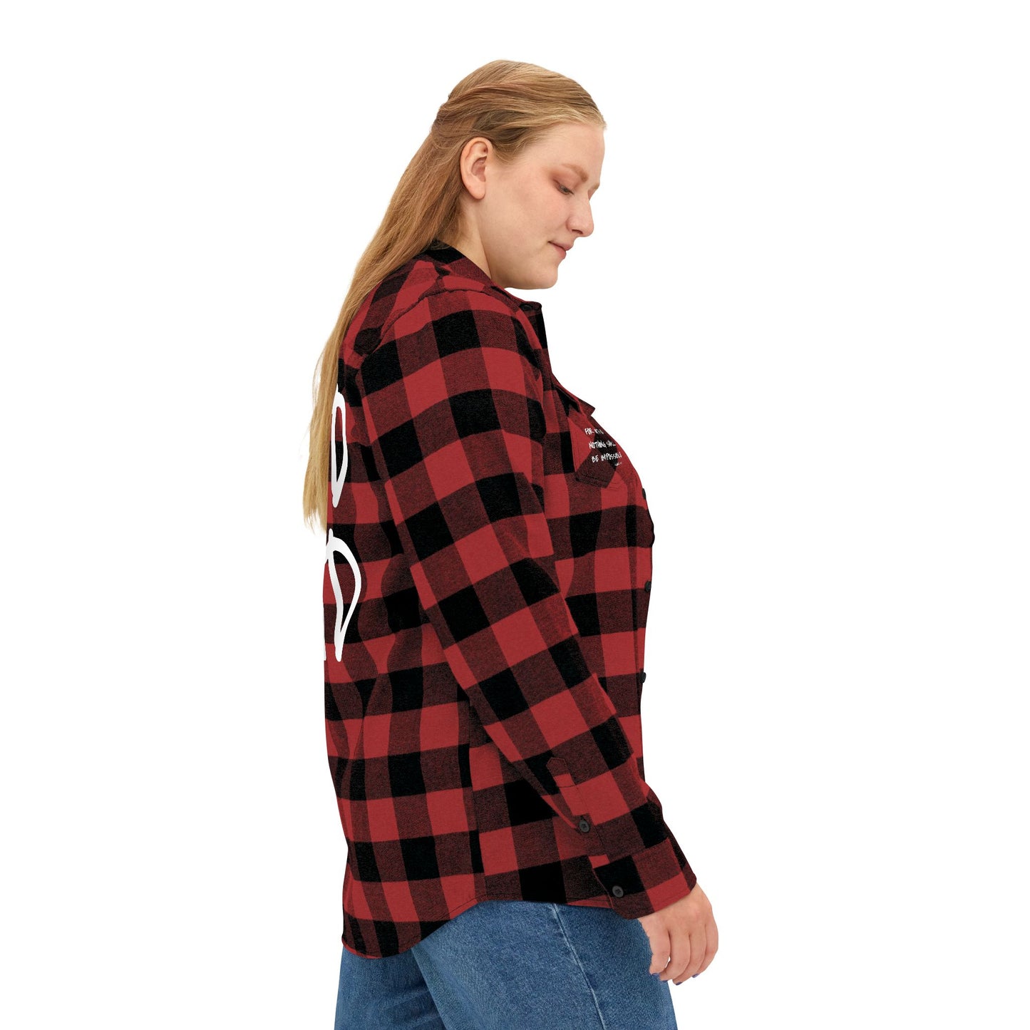 GOD DID - Flannel Faith Based Shirt