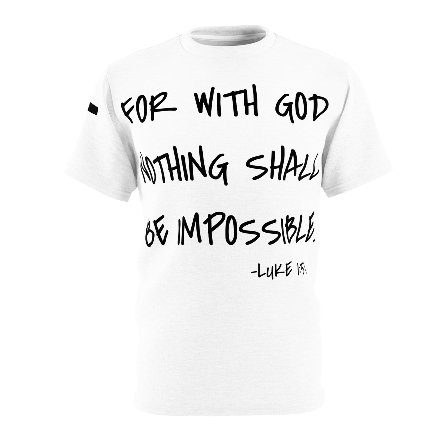 GOD DID - Large Print Faith Based Statement T-Shirt