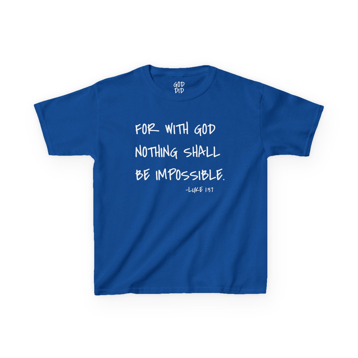 GOD DID - Kids Heavy T-Shirt