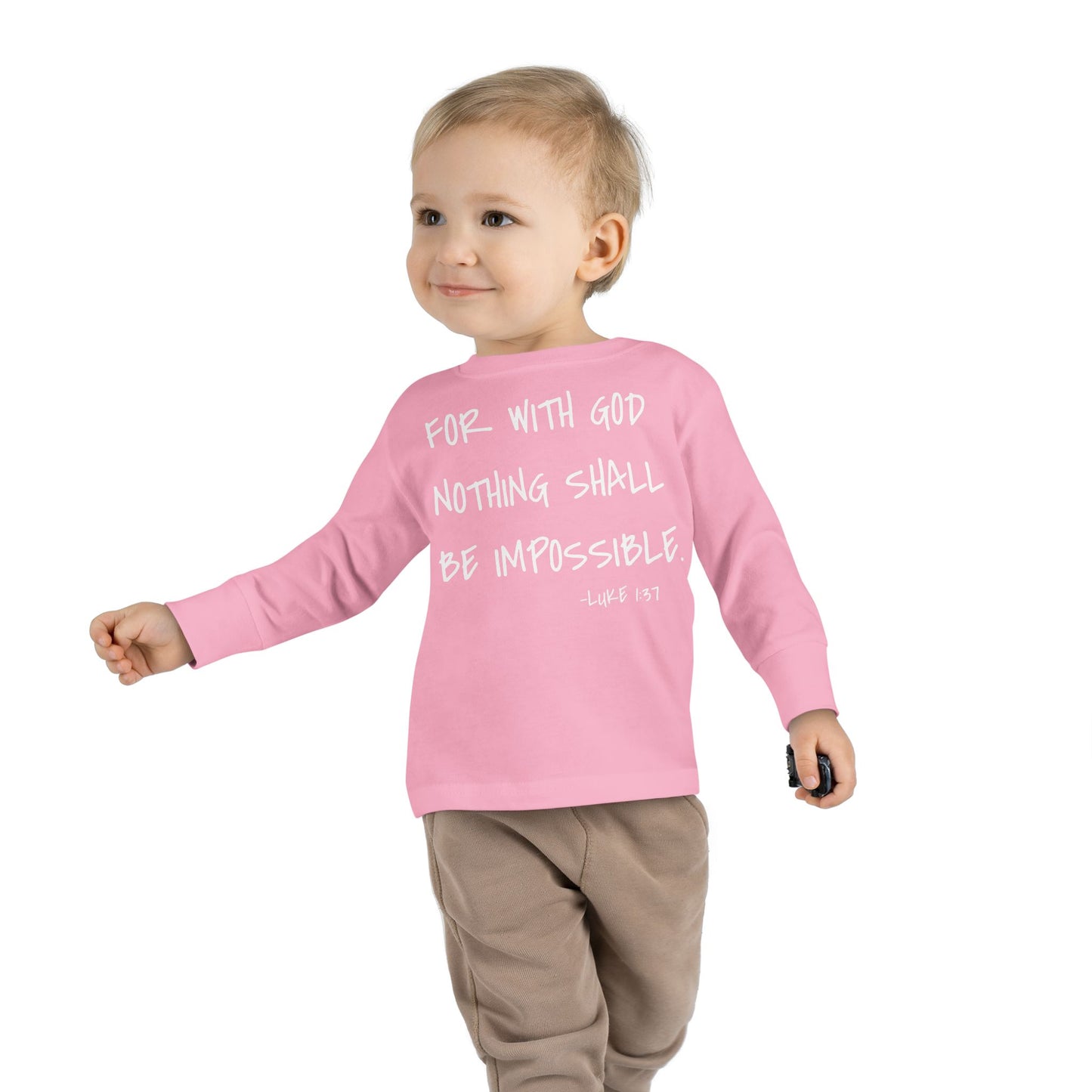 GOD DID - Toddler Long Sleeve T-Shirt